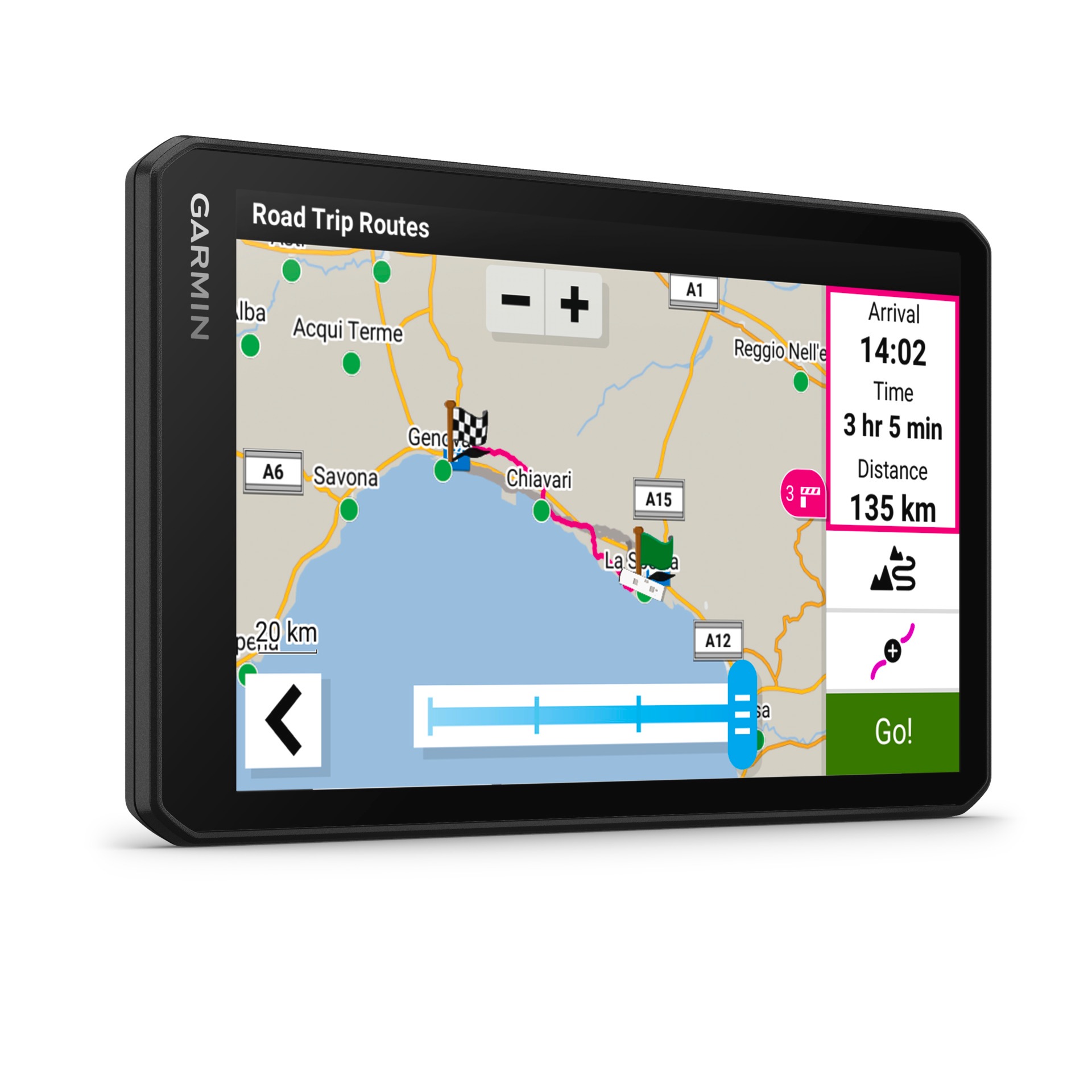 Garmin Navigationsgerät »CAMPER 795 EU«, (Europa (46 Länder) Karten-Updates)