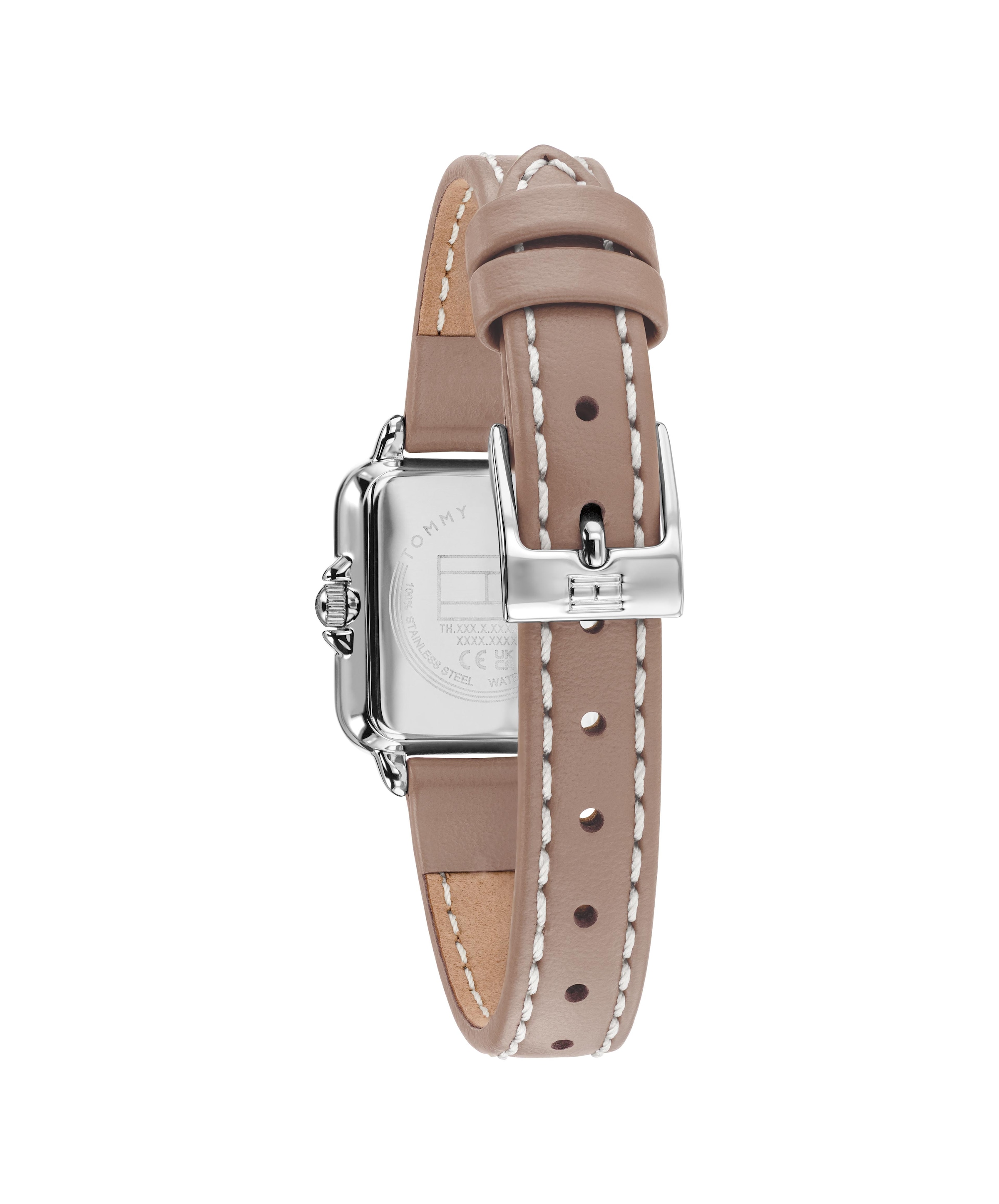 Tommy Hilfiger Quarzuhr »MIA« Armbanduhr, Damenuhr, Lederarmband, analog