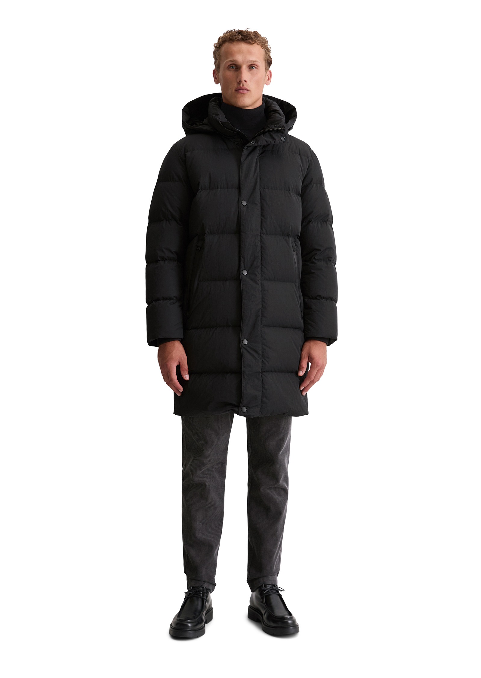 Marc O'Polo Outdoorjacke »mit abnehmbarer Kapuze« ohne Kapuze