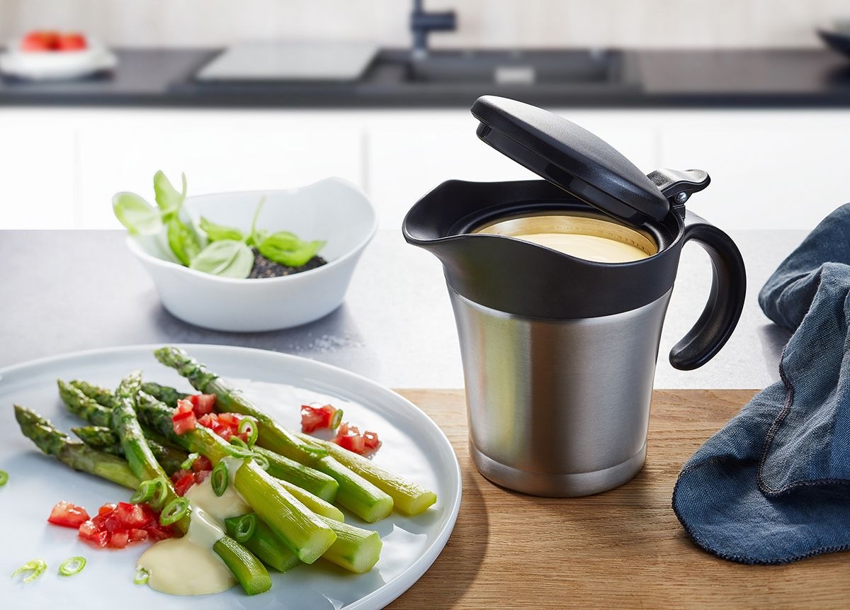 GEFU Thermoschüssel "TREAT" 1 Stk. aus Edelstahl mit Klappverschluss, 0,5 L günstig online kaufen