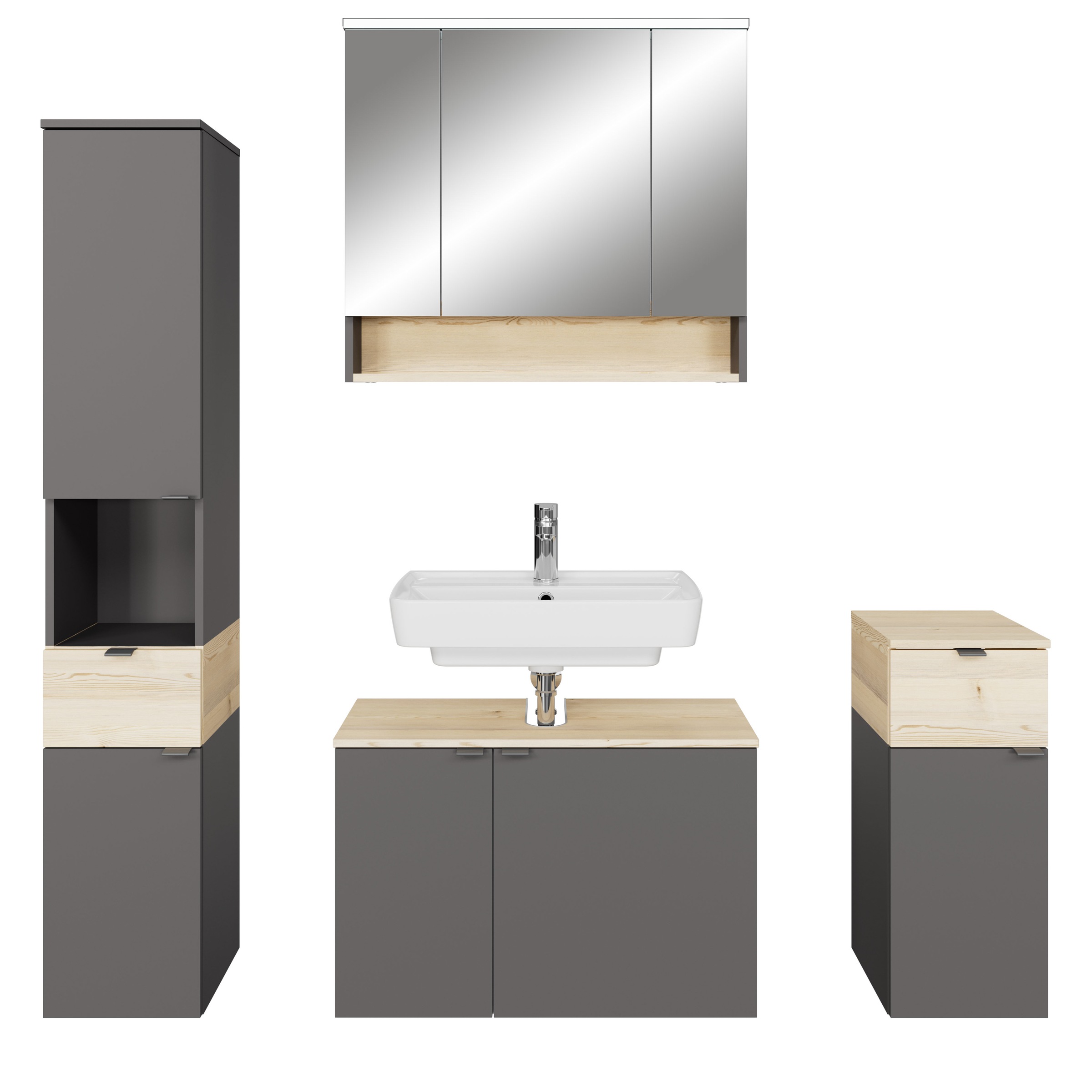 Saphir Badmöbel-Set "Quickset 394" Komplett-Set, 4 Stk. tlg. günstig online kaufen