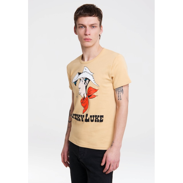 LOGOSHIRT T-Shirt »Lucky Luke«, mit lässigem Retro-Print ▷ kaufen | BAUR
