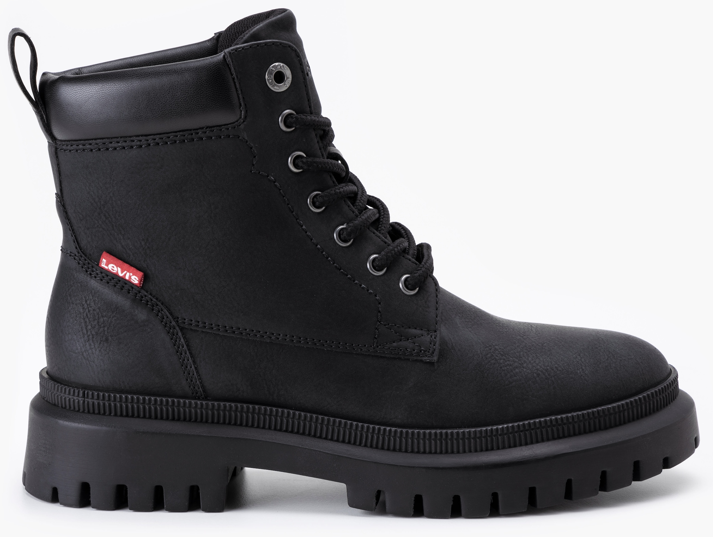 Levi's® Schnürboots »Lennox«, Blockabsatz, Schnürstiefelette, Boots, gepolsterter Schaftrand