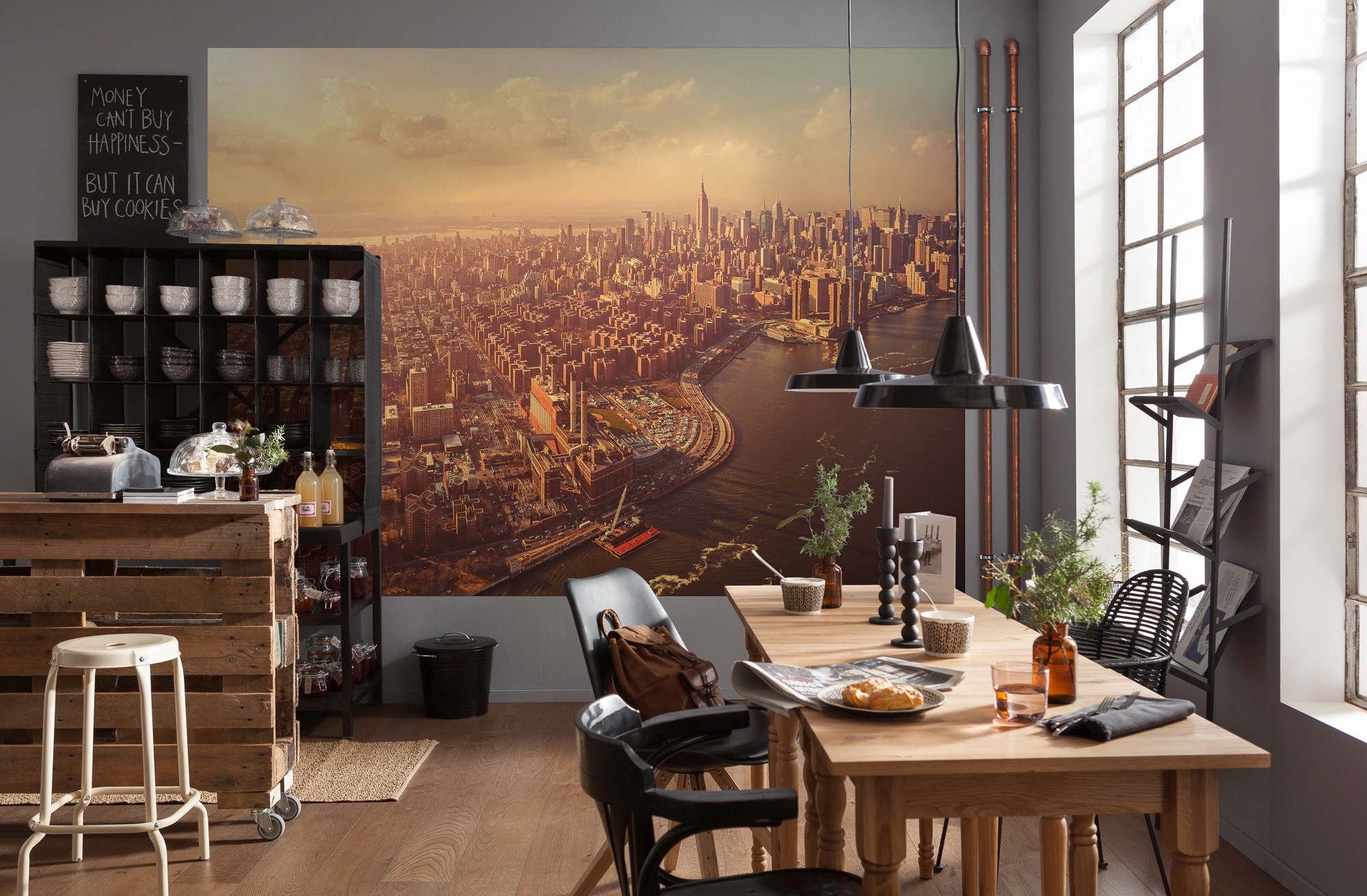 Komar Fototapete »Manhattan - Größe 254 x 184 cm« bedruckt glatt Wohnzimmer, Schlafzimmer