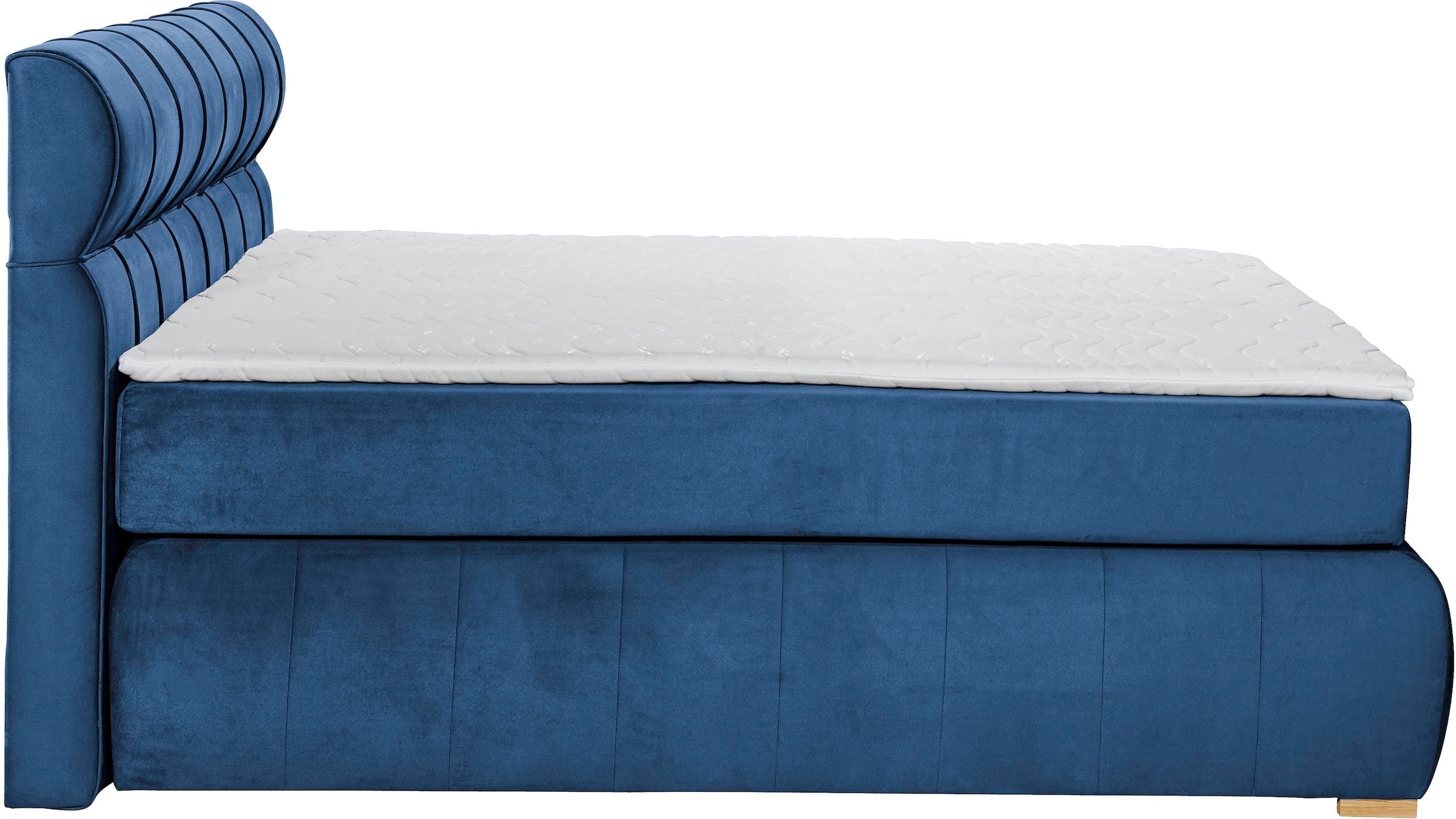 Places of Style Boxspringbett »Felicia«, in H4, inkl. Topper und Bettkasten