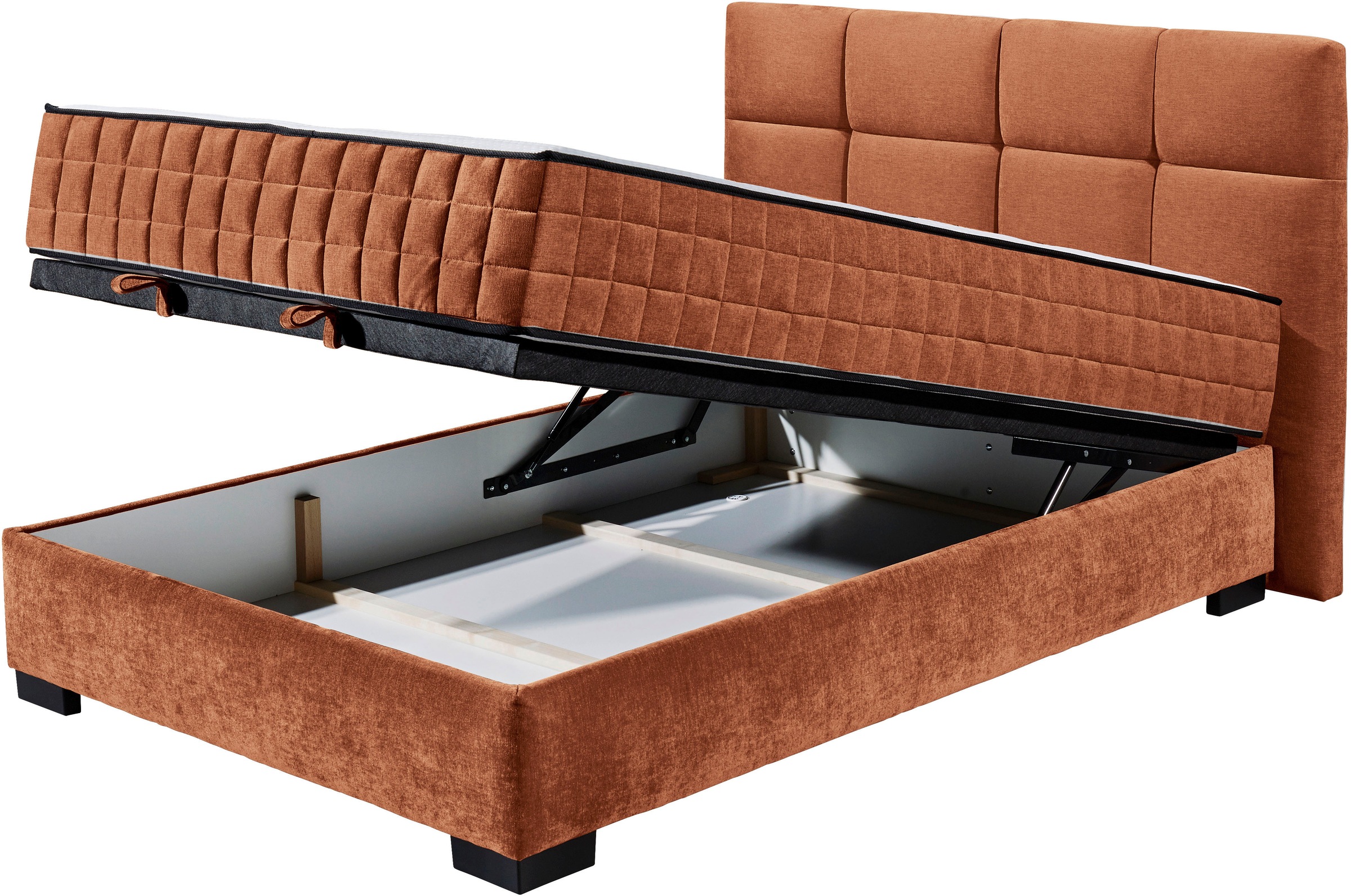ED EXCITING DESIGN Boxbett »Nagol«, mit Bettkasten, mit Wendematratze, erhältlich in verschiedenen Breiten
