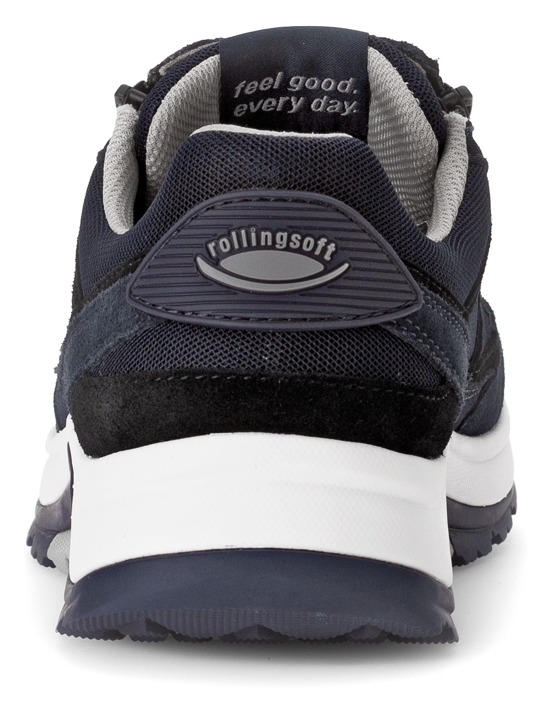 Gabor Rollingsoft Keilsneaker, Schnürschuh, Halbschuh, Freizeitschuh, Außenreißverschluss, G-Weite