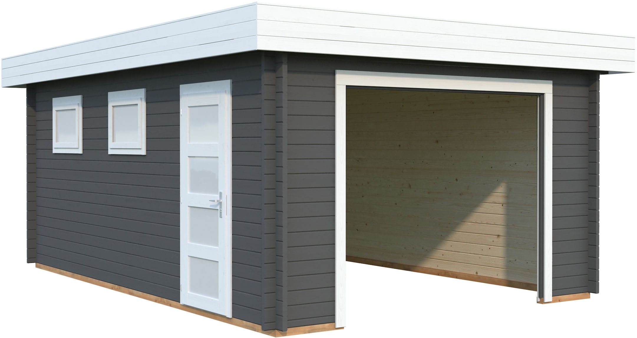 Palmako Garage »Rasmus, ohne Tor« BxTxH: 420x598x253 cm