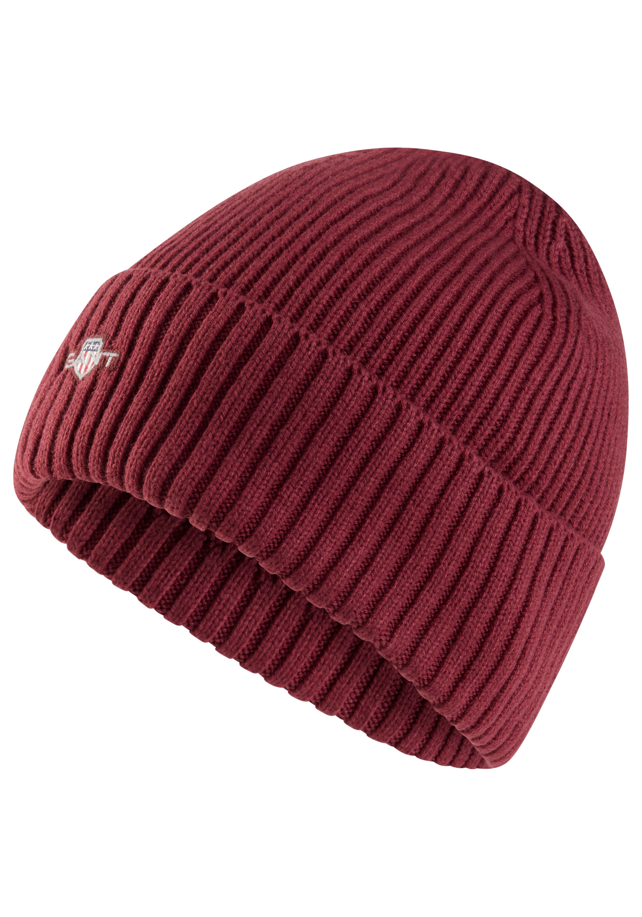 Gant Strickmütze "COTTON BLEND LOGO BEANIE", Regular fit günstig online kaufen