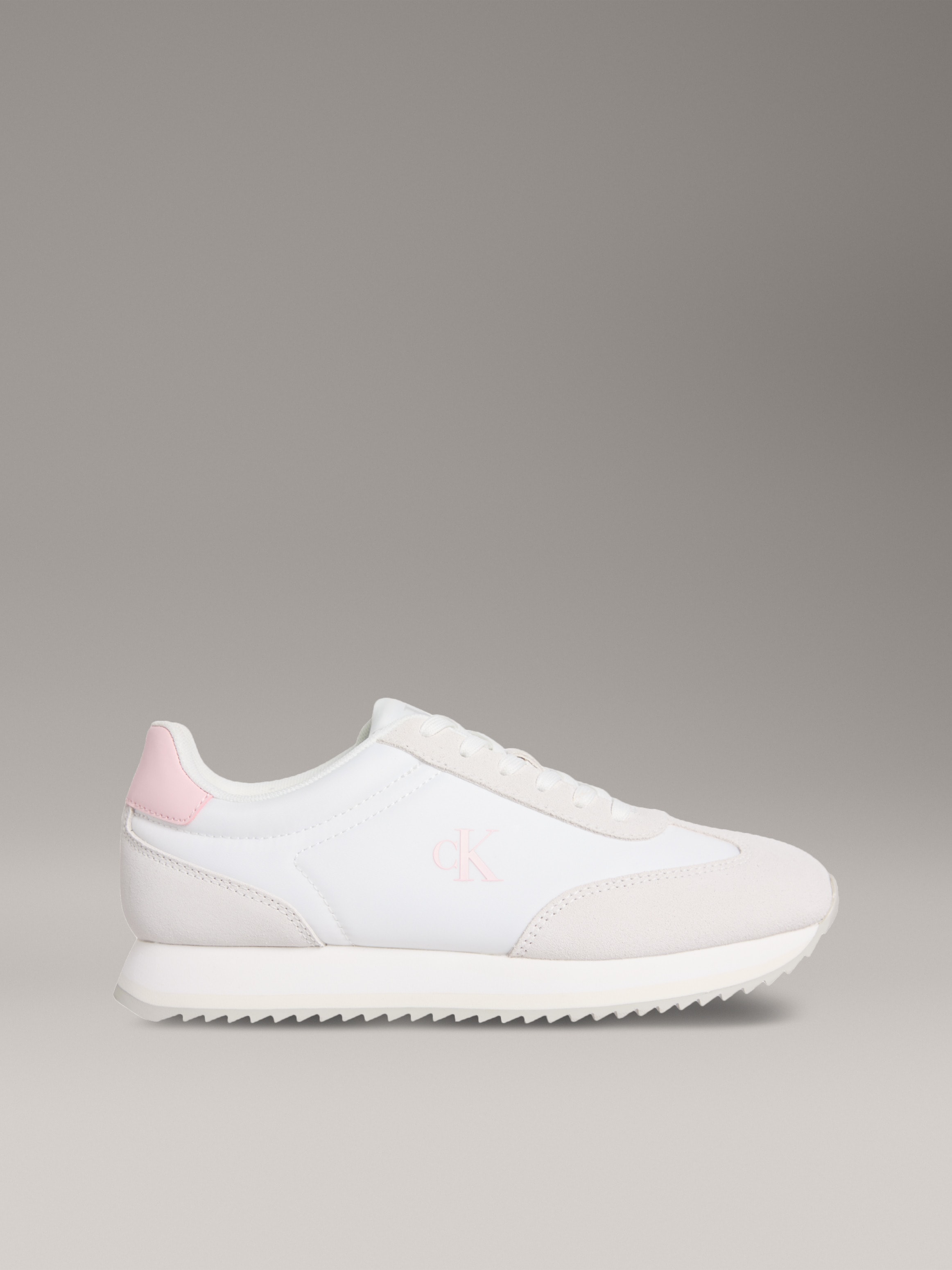 Calvin Klein Jeans Sneaker »RUNNER LACEUP MG NYLON MIX«, Schnürschuh, Halbschuh, Runner-Sneaker mit seitlichem CK-Logo