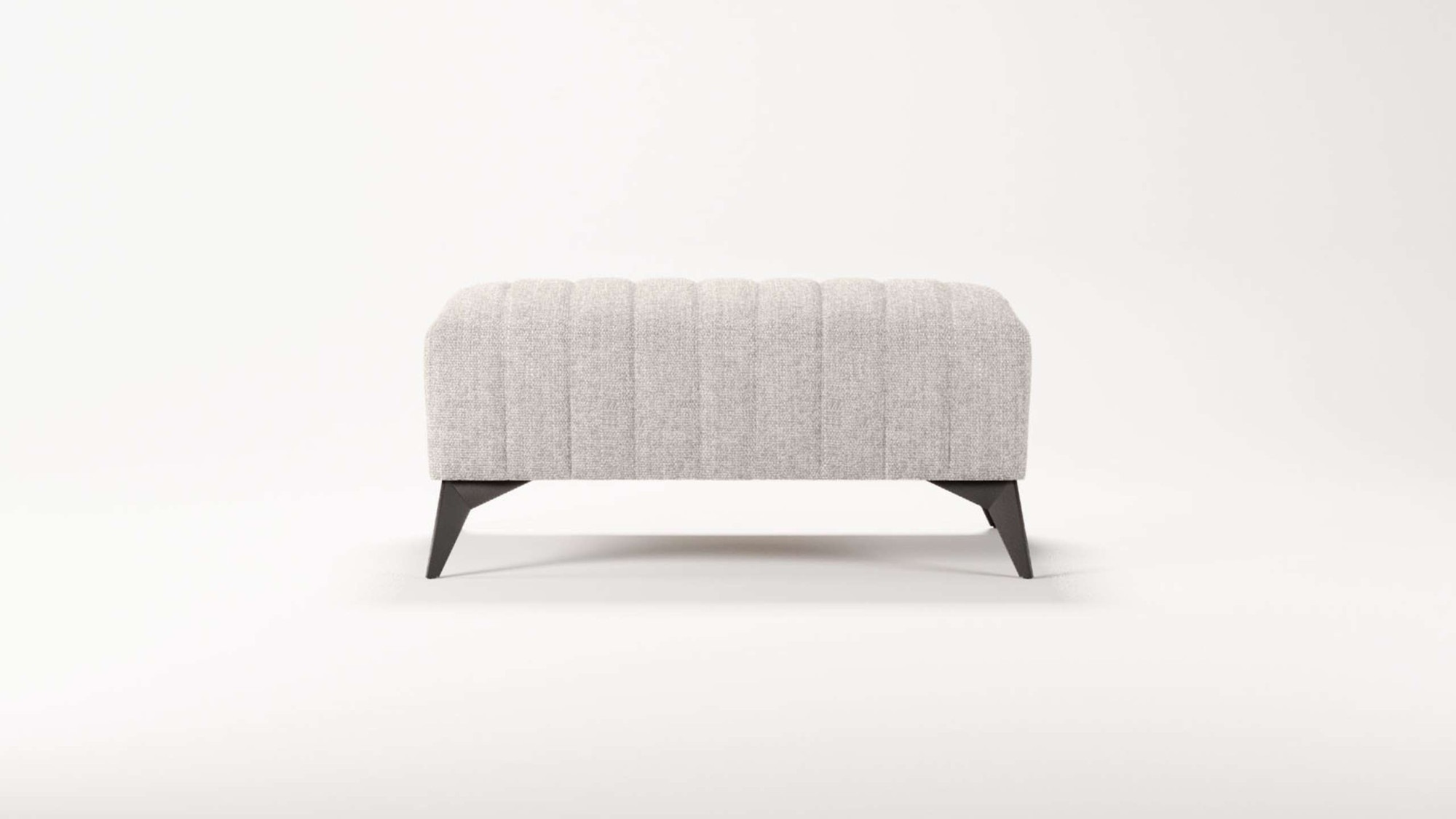 Places of Style Polsterhocker »MATTHEW Sitzhocker, Maße B/T/H: B/T/H: 90/60/43 cm«, Steppung