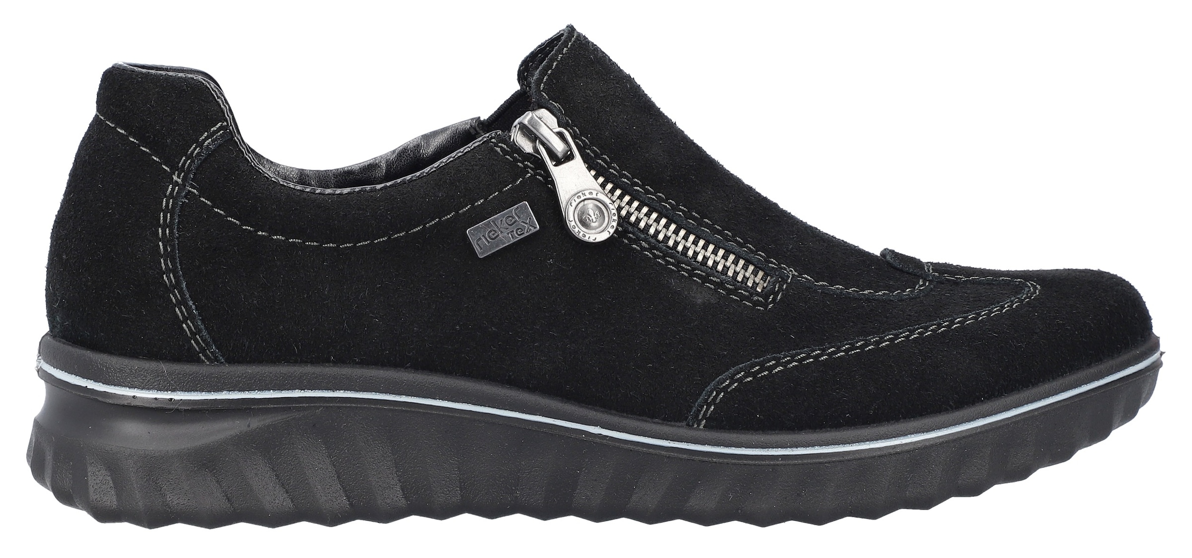 Rieker Slip-On Sneaker, Freizeitschuh, Halbschuh, Outdoorschuh mit riekerTEX-Membran