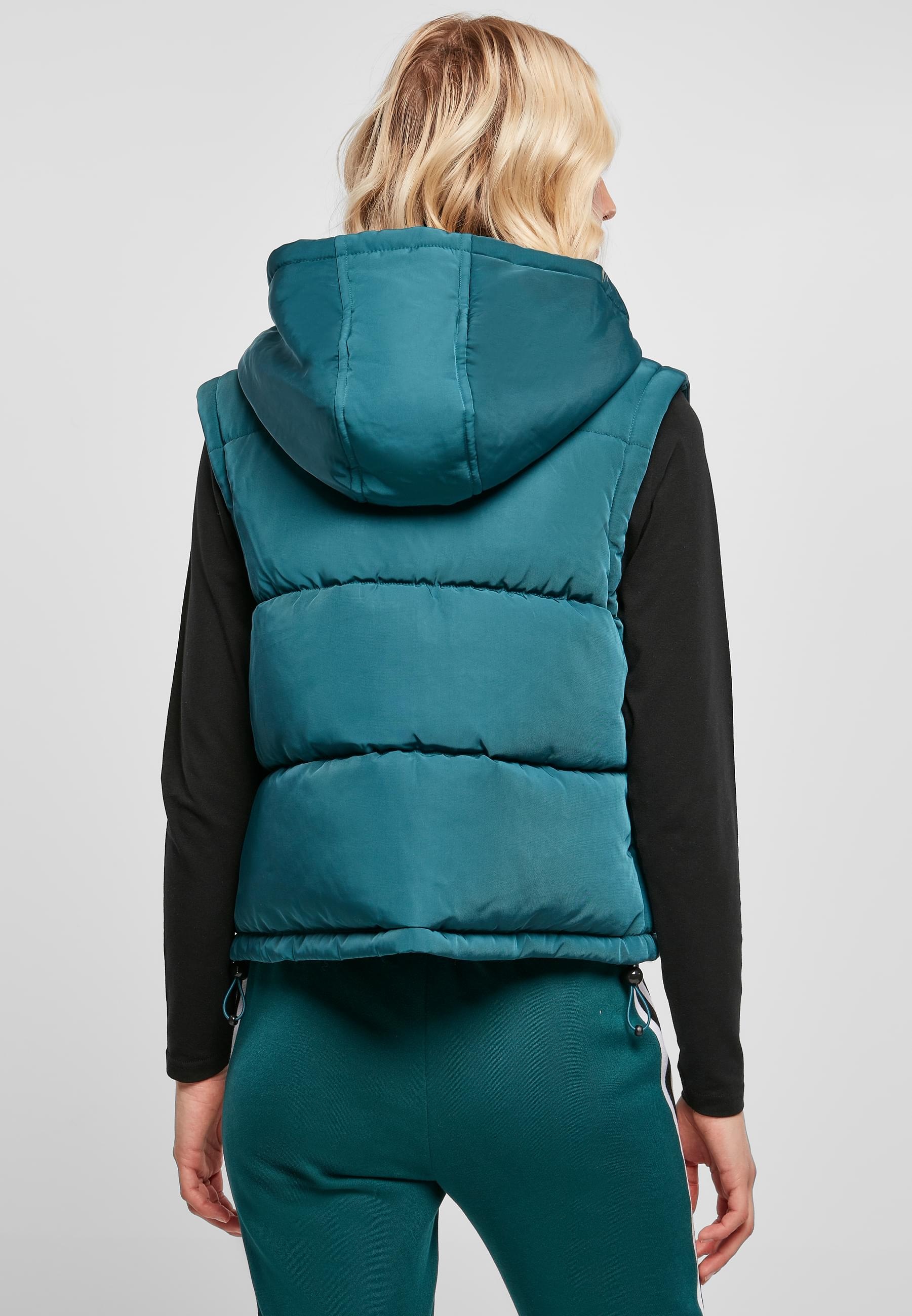 URBAN CLASSICS Jerseyweste »Urban Classics Damen Ladies Recycled Twill Puffer Vest«, (1 tlg.)