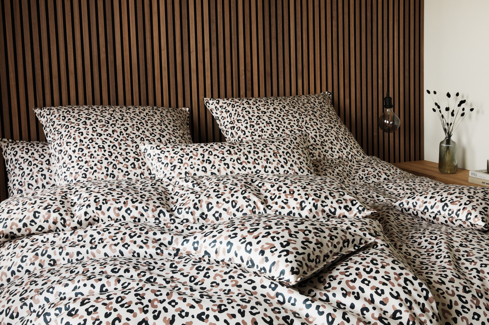 Elegante Bettwäsche "Leolook" 2 Stk. tlg. angenehmes Hautgefühl günstig online kaufen