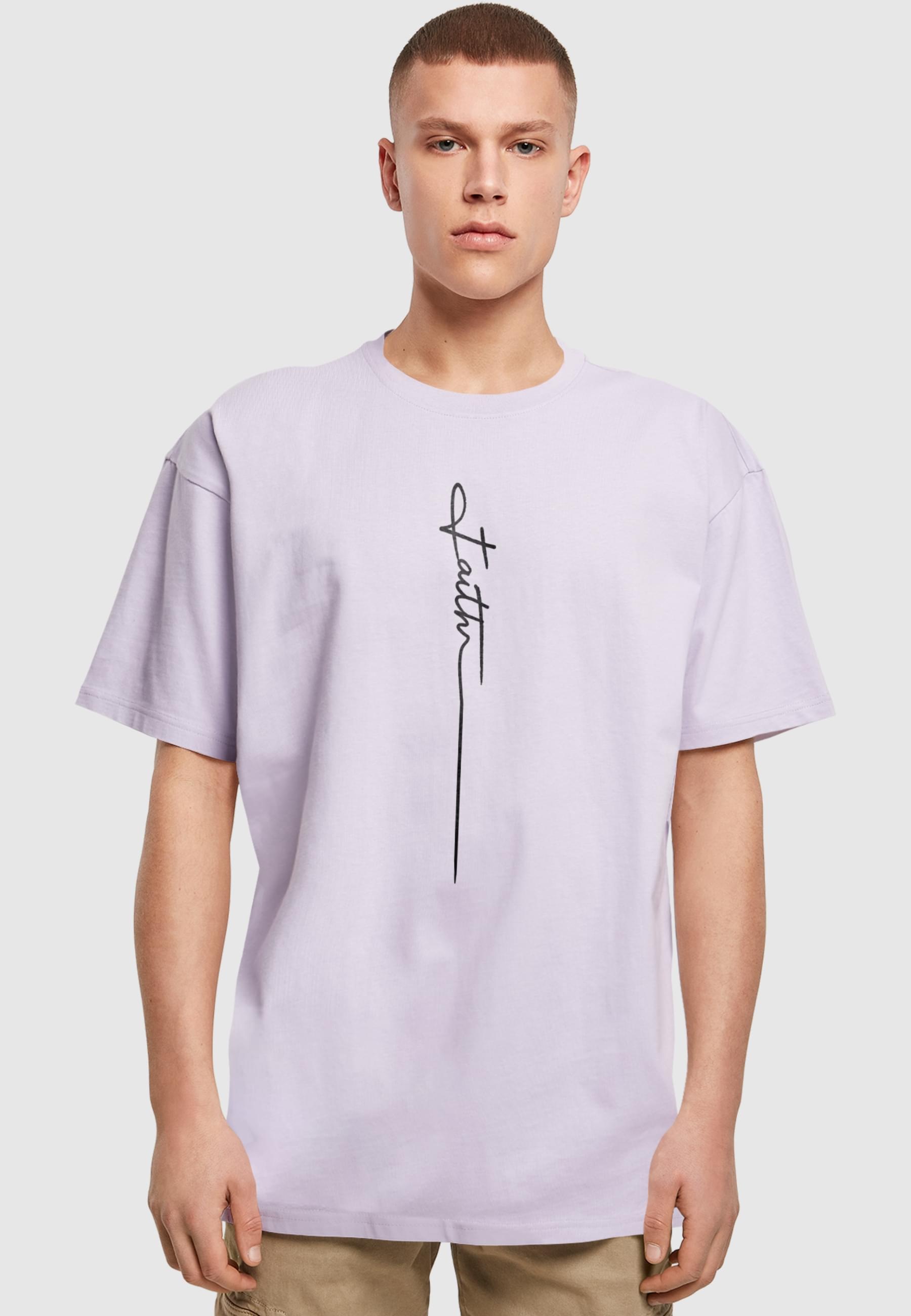 Merchcode T-Shirt »Merchcode Herren Faith Heavy Oversized Tee«, (1 tlg.)