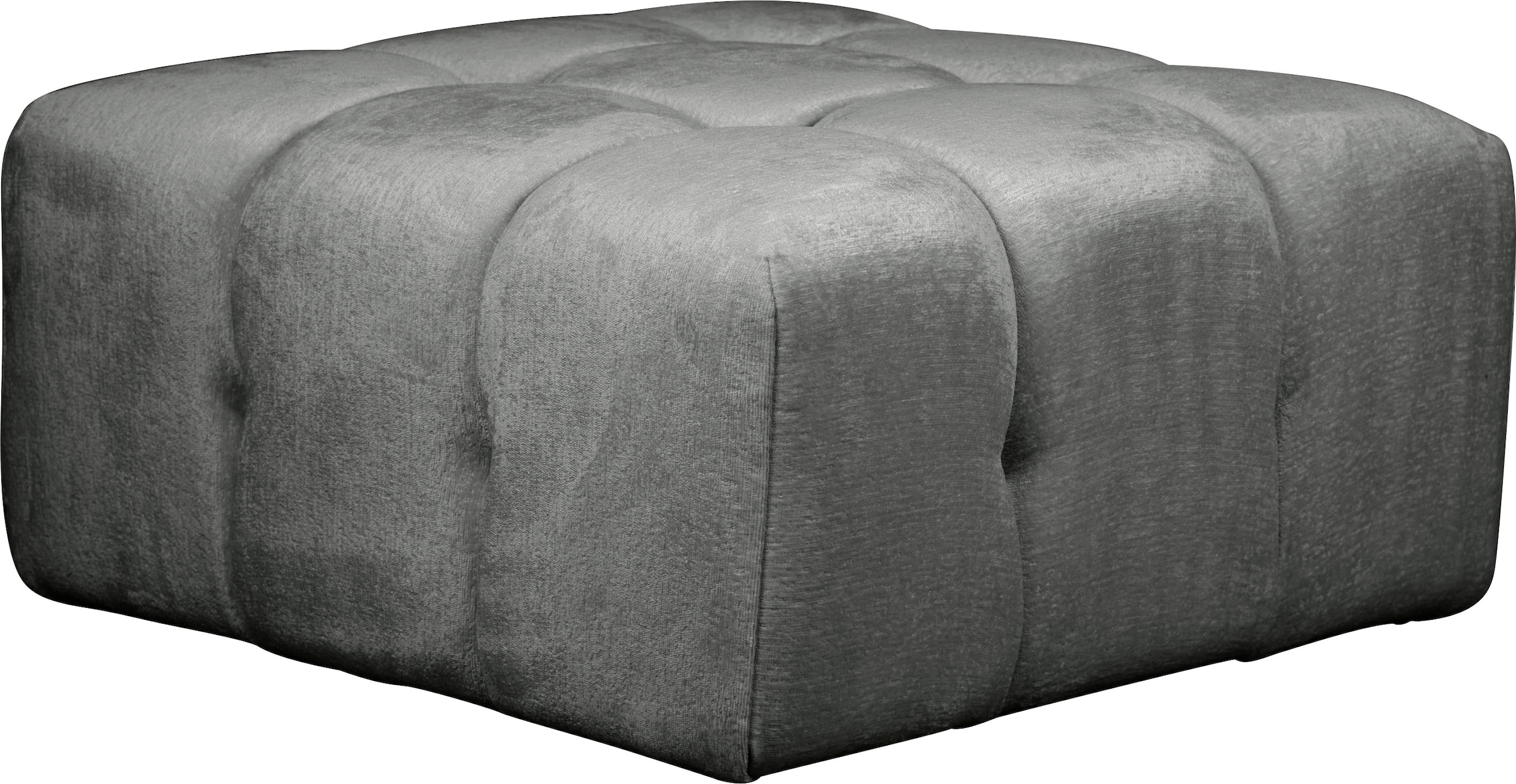 Home affaire Polsterhocker "APERIRE Sitzhocker mit Steppung, Maße B/T/H: 76/76/41 cm" passend zur Serie, hoher Sitzkomfort und modernes Design