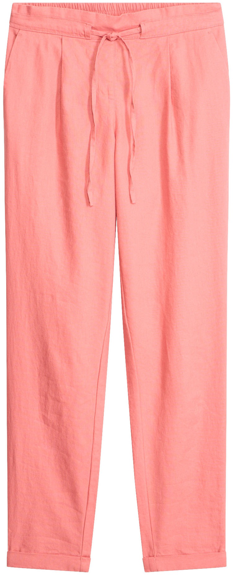 bonprix Leinenhose »Leinenhose«  aus Leinen und Baumwolle, Regular Fit, mit elastischem Gummibund