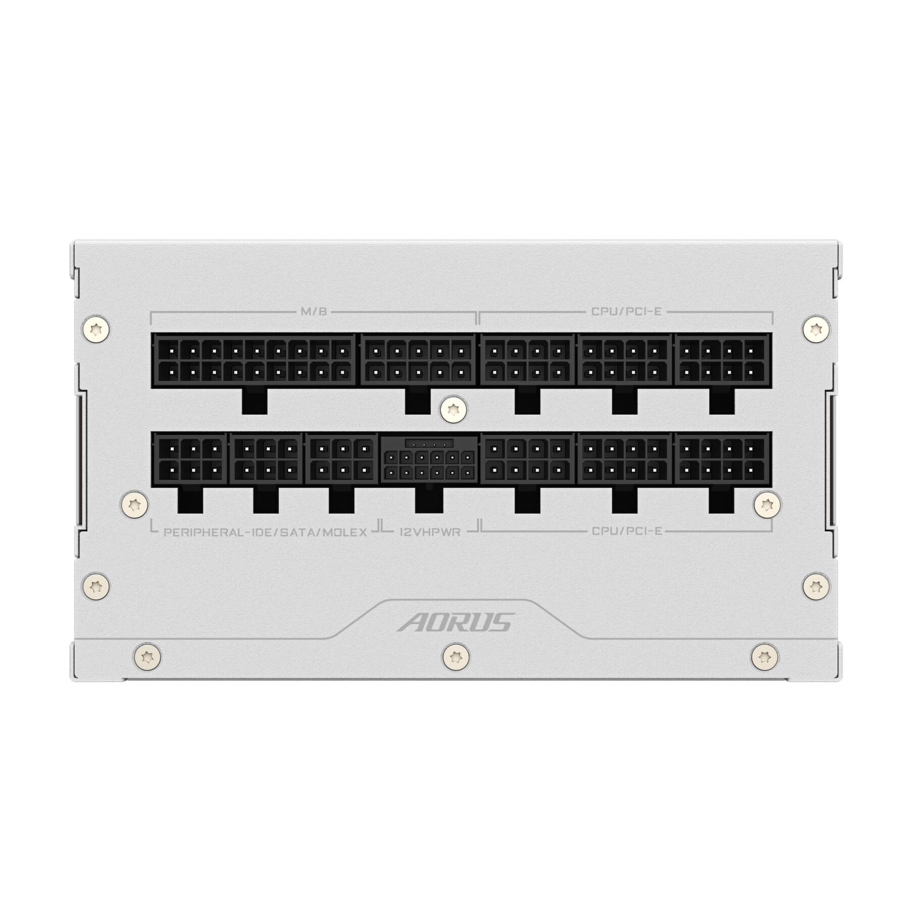 Gigabyte Netzteil »AORUS ELITE P1000W ICE Netzteil - PCIe 5.0, 80 PLUS Platinum, Vollmodu«