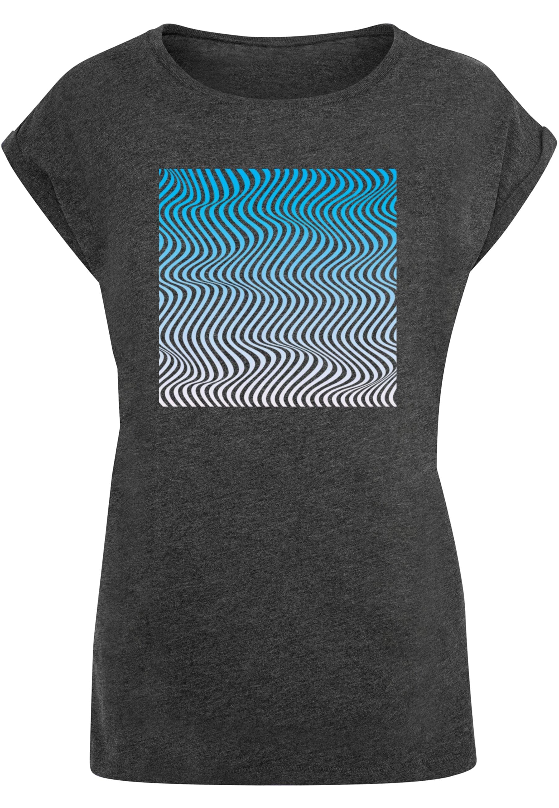 Merchcode T-Shirt "Merchcode Damen Ladies Summer - Wavy Pattern T-Shirt", ( günstig online kaufen