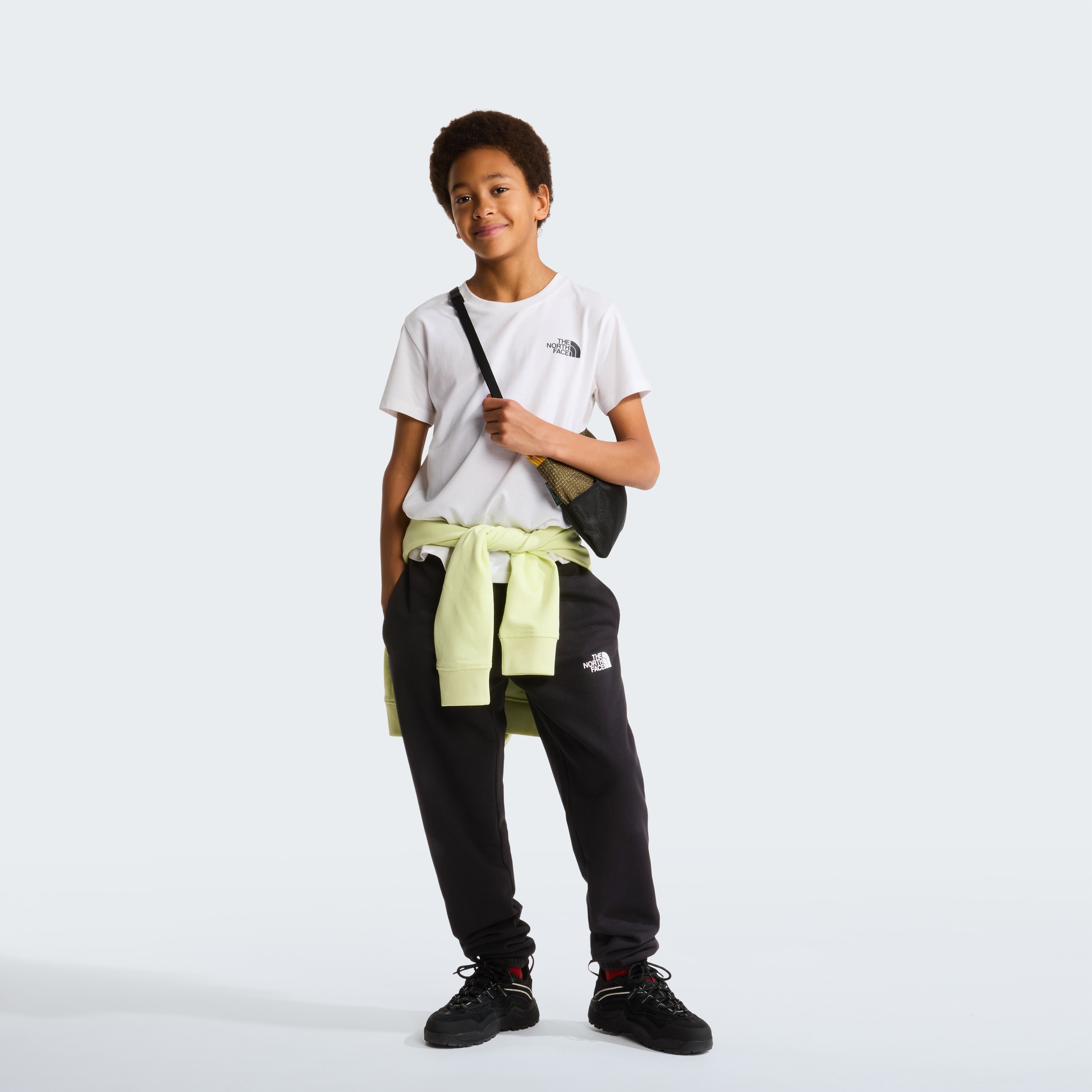 The North Face T-Shirt »TEEN SIMPLE DOME REGULAR SS TEE« für Jugendliche, sportlicher Stil, Kurzarm, mit Rundhalsausschnitt