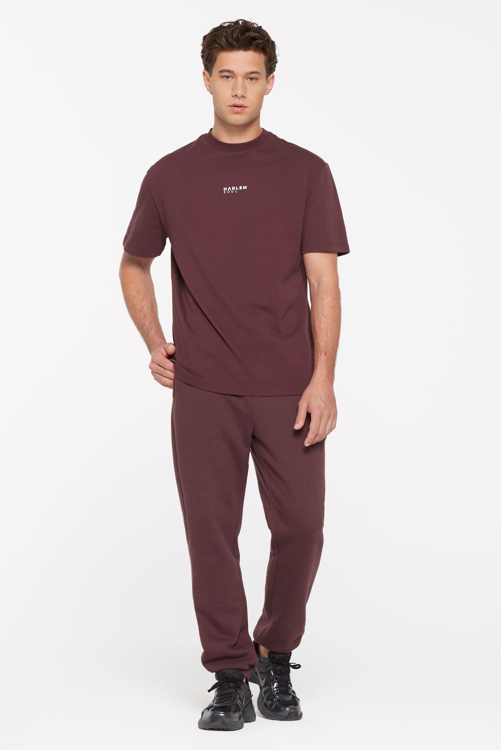 Harlem Soul Rundhalsshirt, aus Baumwolle