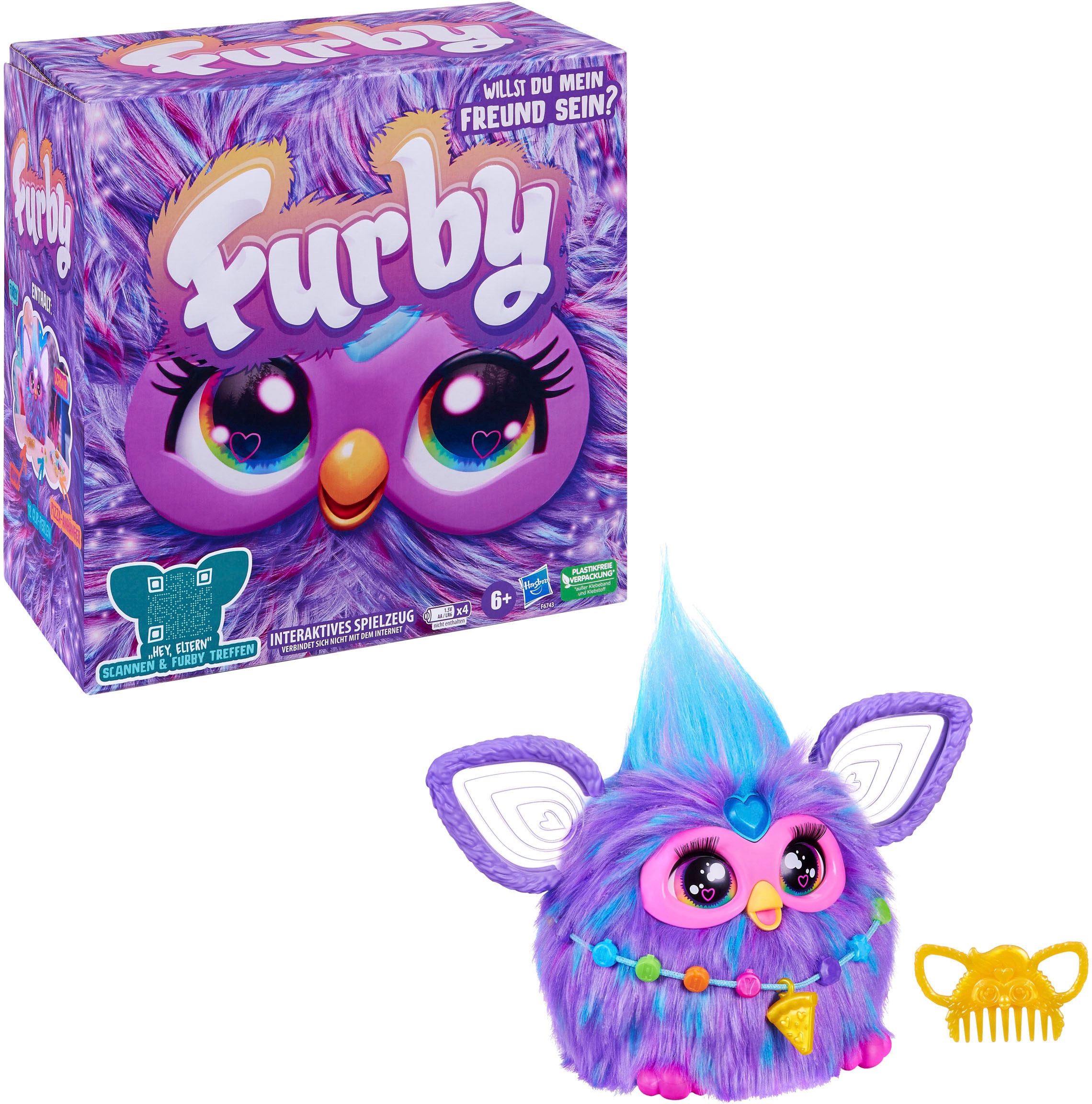 Hasbro Plüschfigur »Furby, lila«