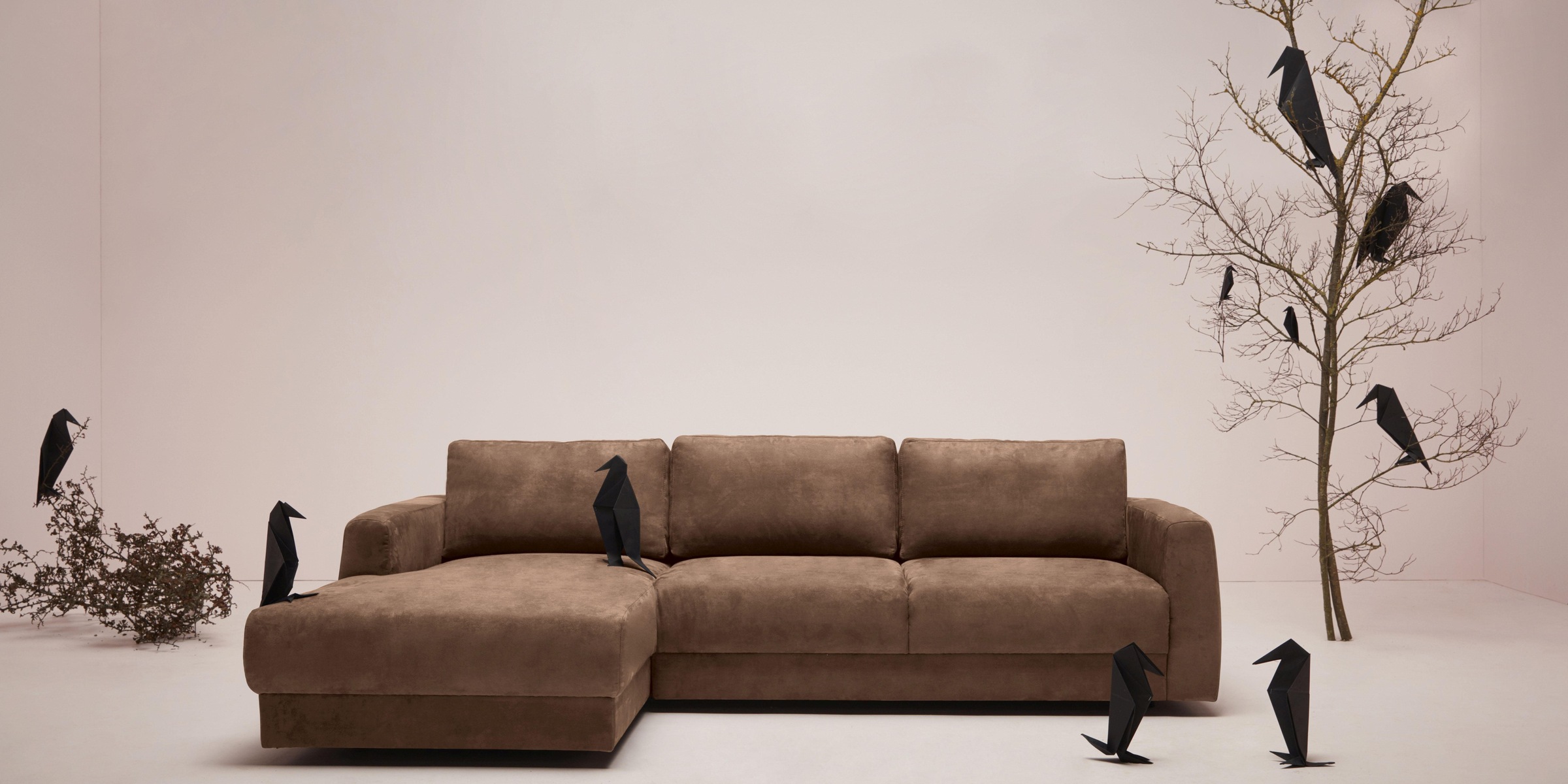 andas Ecksofa »Hobro L-Form«, in 3 Bezugsqualitäten in vielen Farben, Design by Morten Georgsen