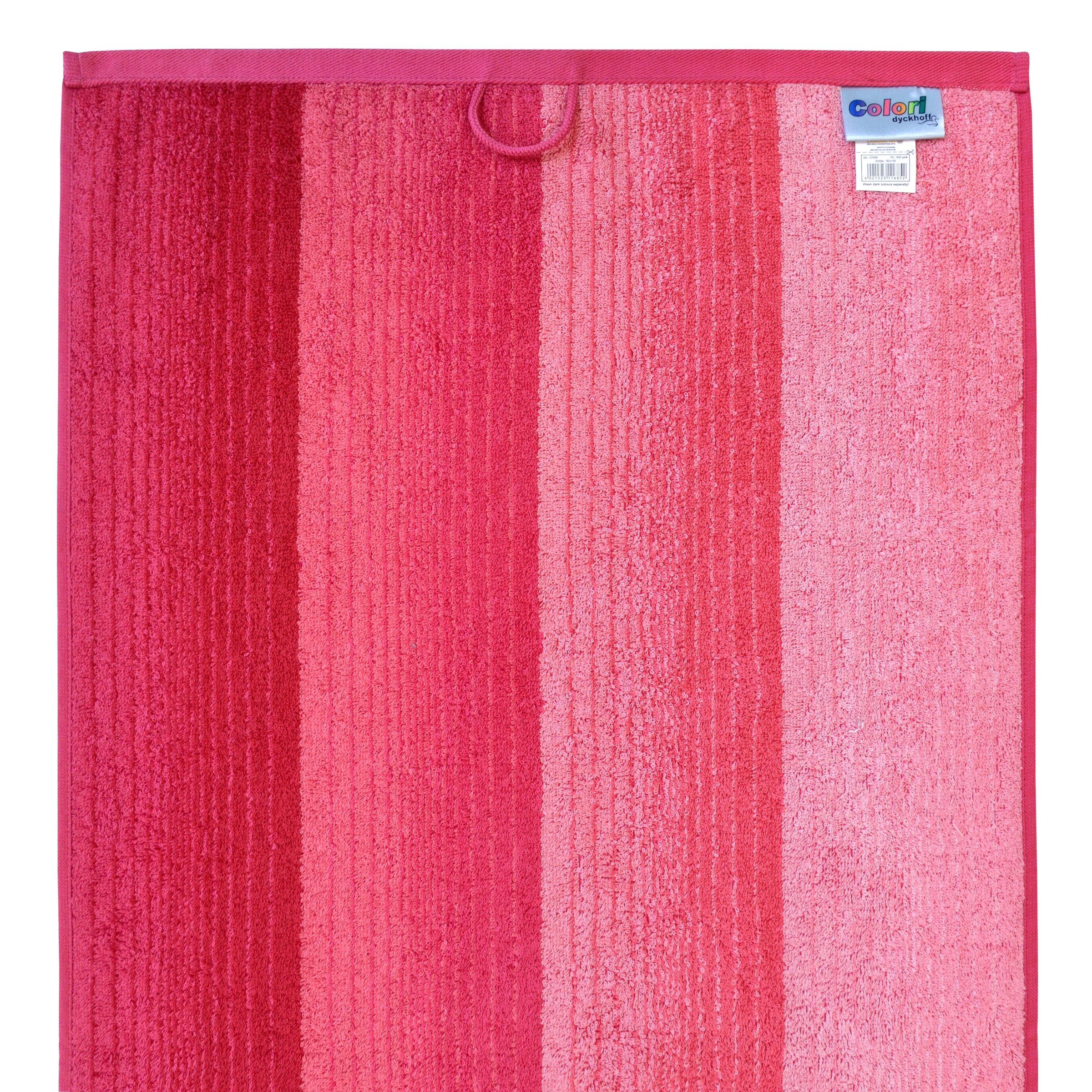 Dyckhoff Handtücher »Colori«, (Set, 2 St.), 2x Handtücher, aus 100% Bio Baumwolle, 450 g/m²