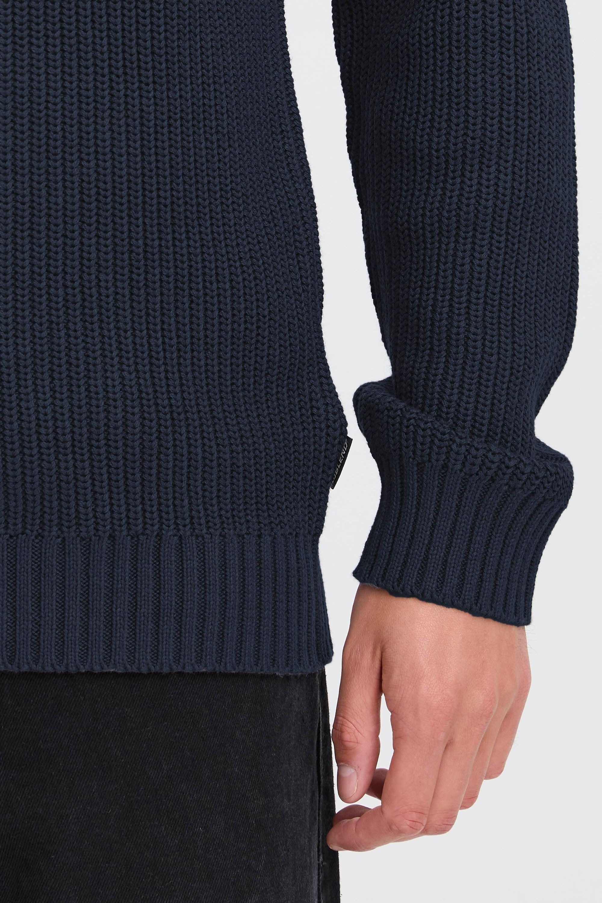 Blend Strickfleece-Pullover »Strickpullover BHDENO«