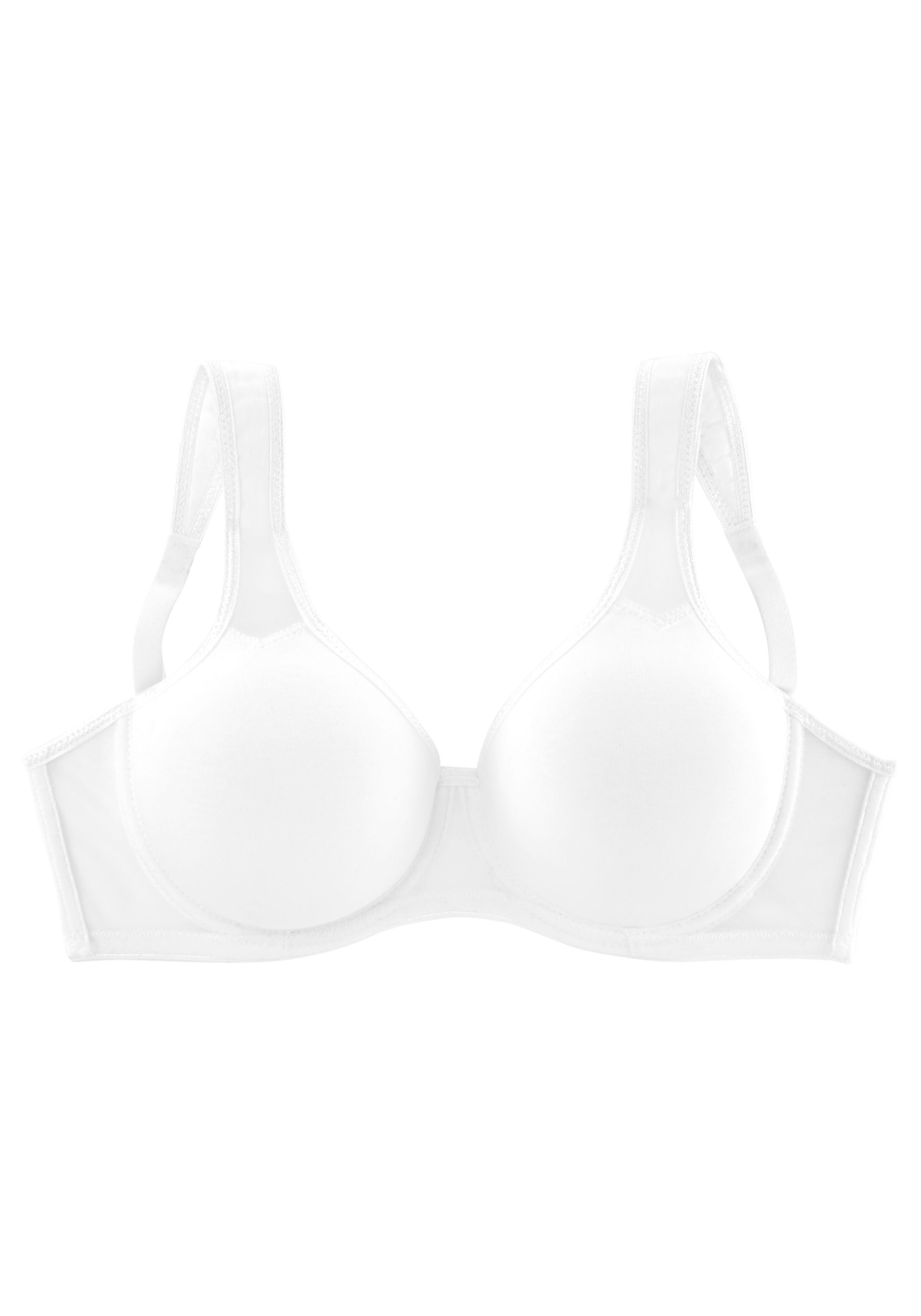 petite fleur T-Shirt-BH Packung, 2 Stück,  mit Bügel und Netzeinsätzen, Basic Dessous