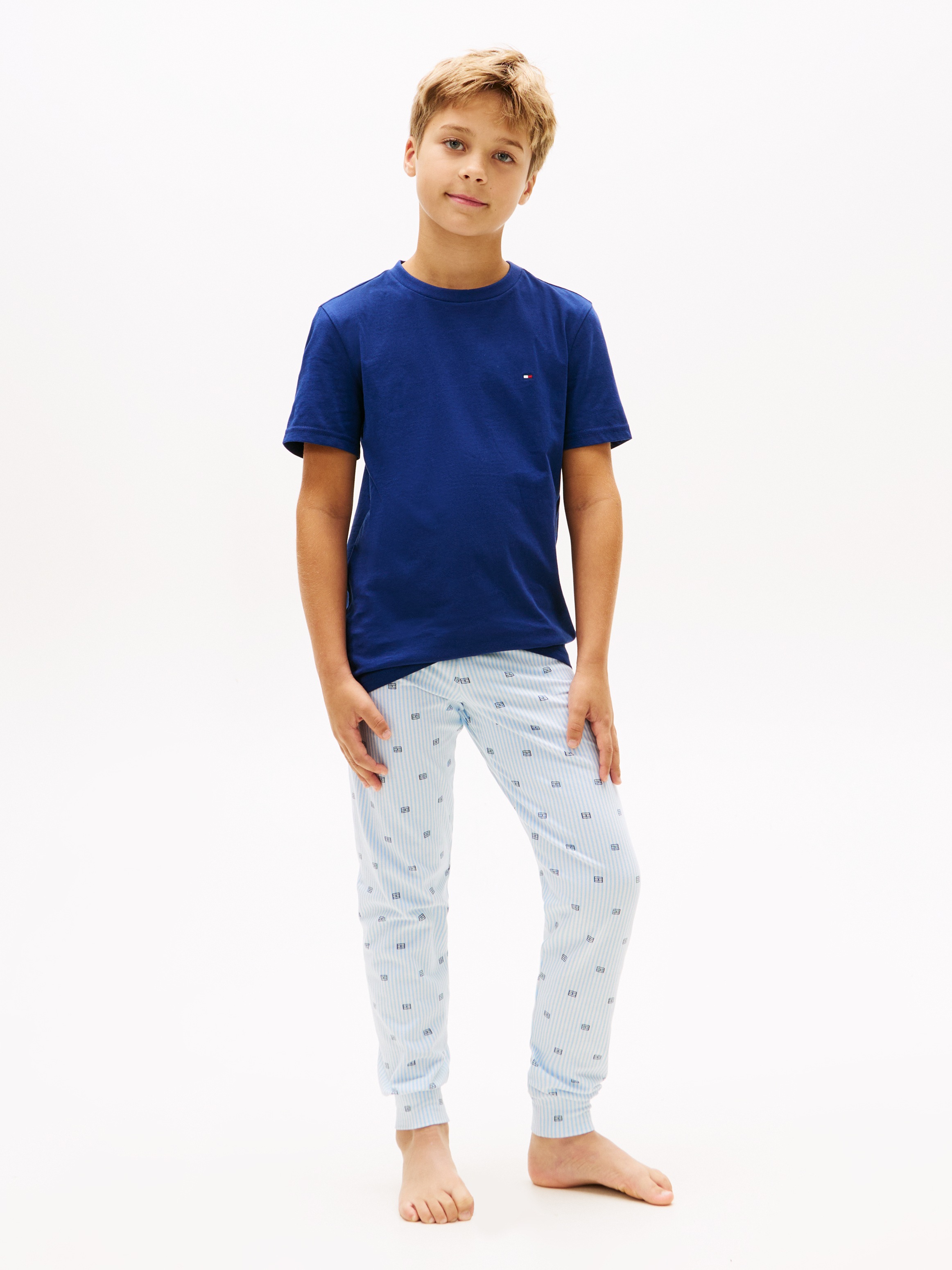 Tommy Hilfiger Underwear T-Shirt »2 PK SS TEE mit Stickerei und Rundhals im 2er-Pack« Packung, 2er-Pack, 2 tlg. unifarben, casual, regular fit, Baumwolle, Rundhals