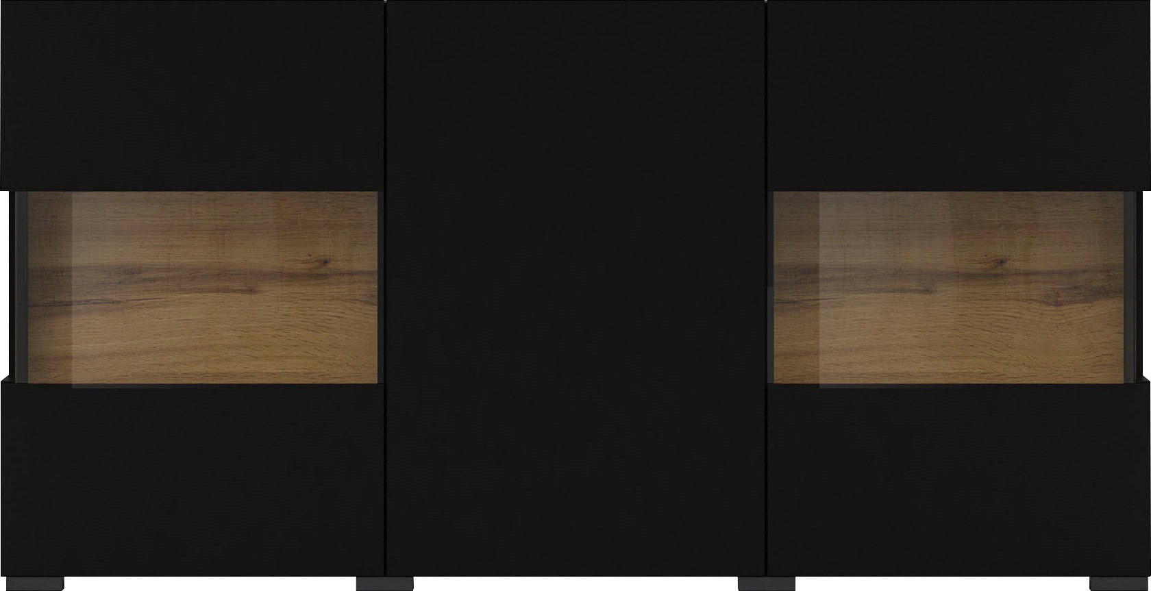 Home affaire Sideboard "Ava, Breite 120 cm, hängend und stehend montierbar" günstig online kaufen