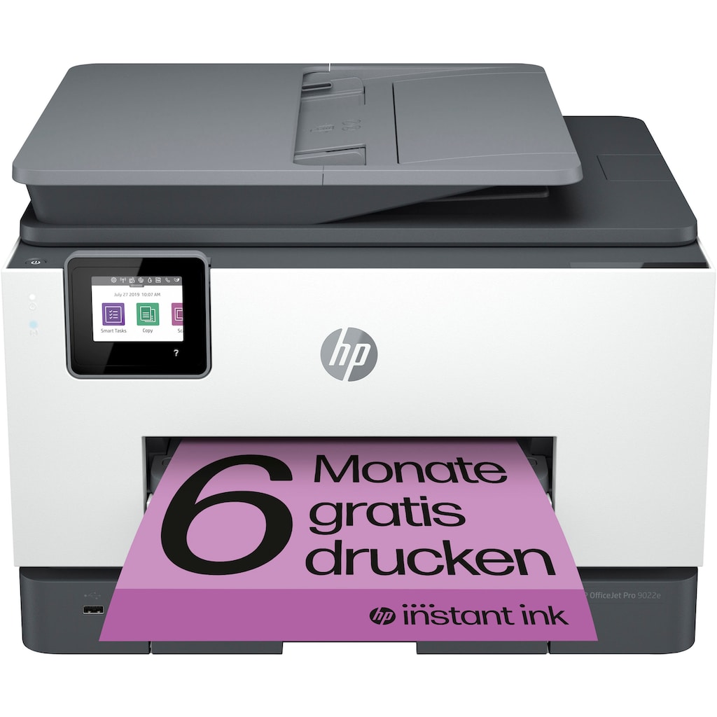 HP Multifunktionsdrucker »OfficeJet Pro 9022e«, 6 Monate gratis Drucken mit HP Instant Ink inklusive