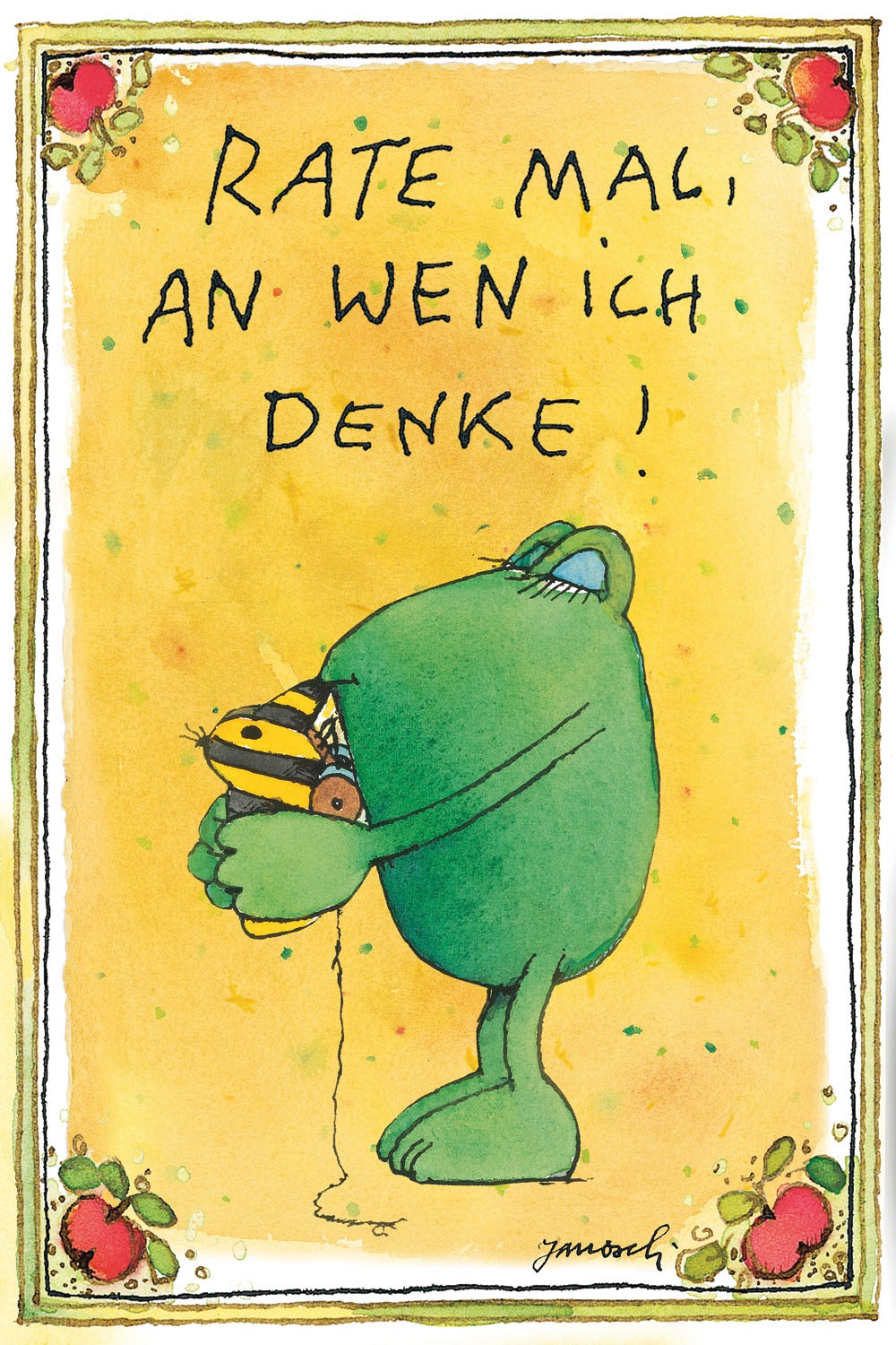 LuckyLinde Leinwandbild "Der Froch und die Tigerente - Rate mal…" Ente  Fig günstig online kaufen