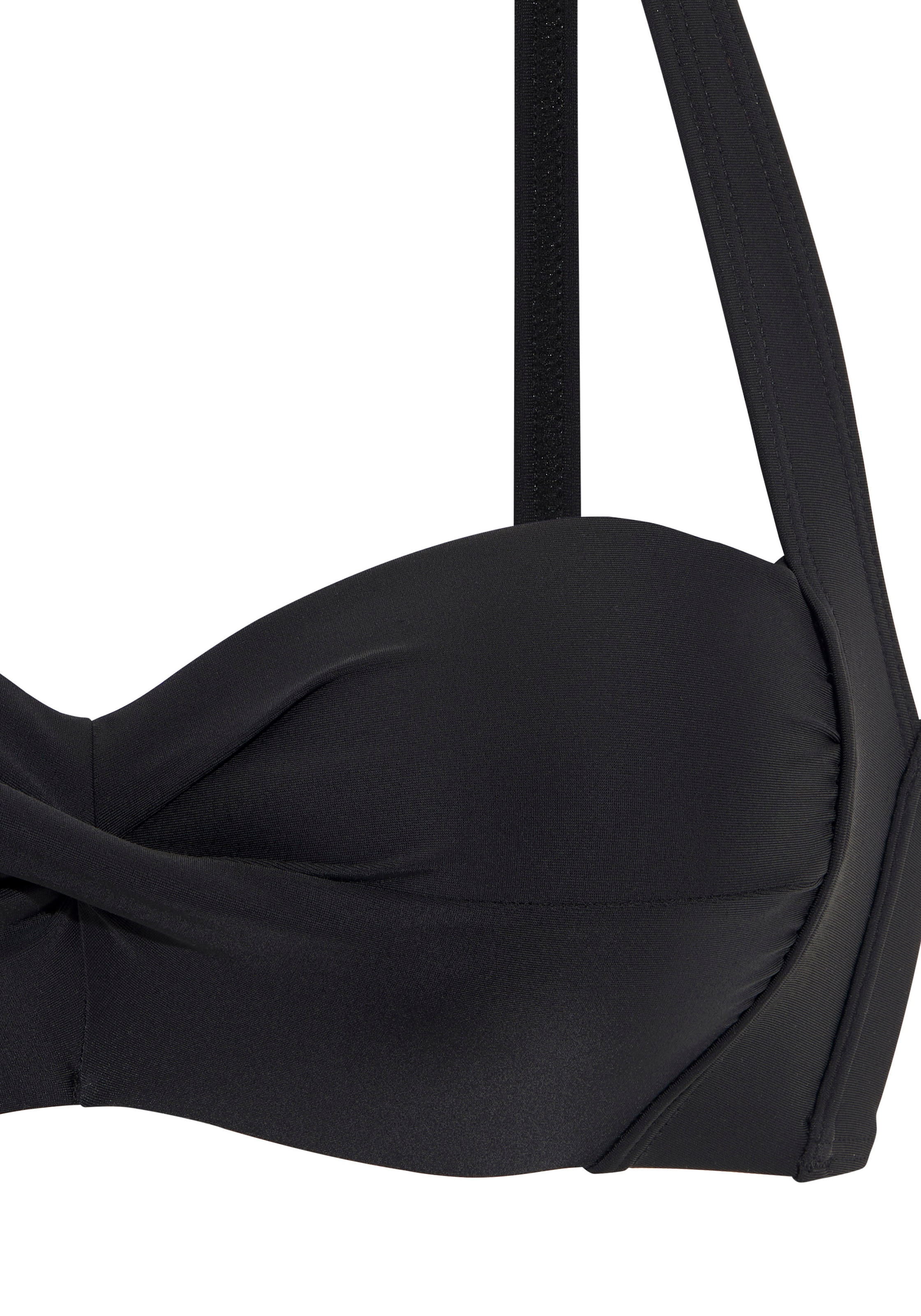 LASCANA Bandeau-Bikini-Top »Ronda« in  Wickeloptik, bis G-Cup