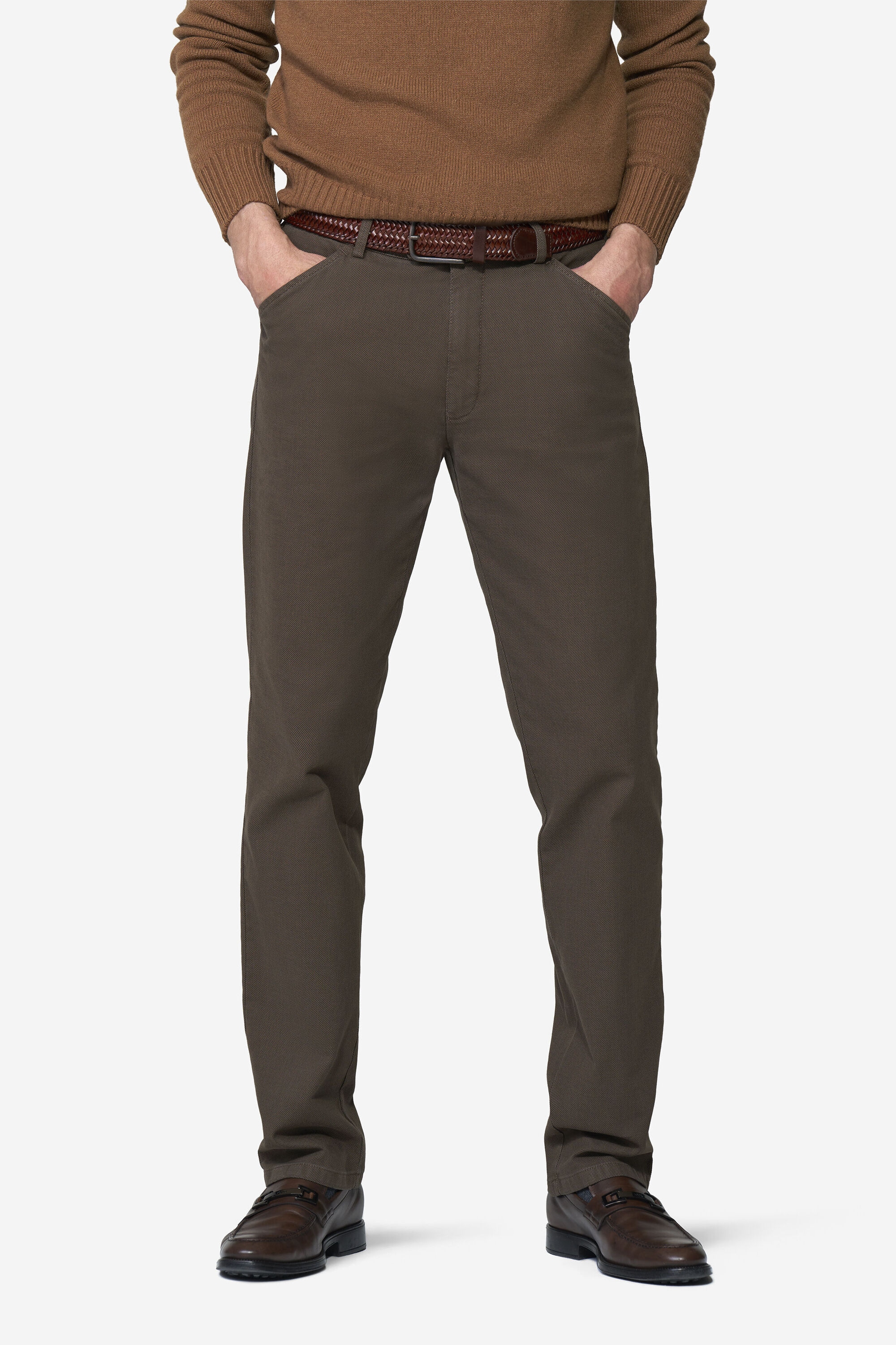 MEYER Chinos »Chicago 2-5628«  raffiniert eingearbeitete Micro Structure