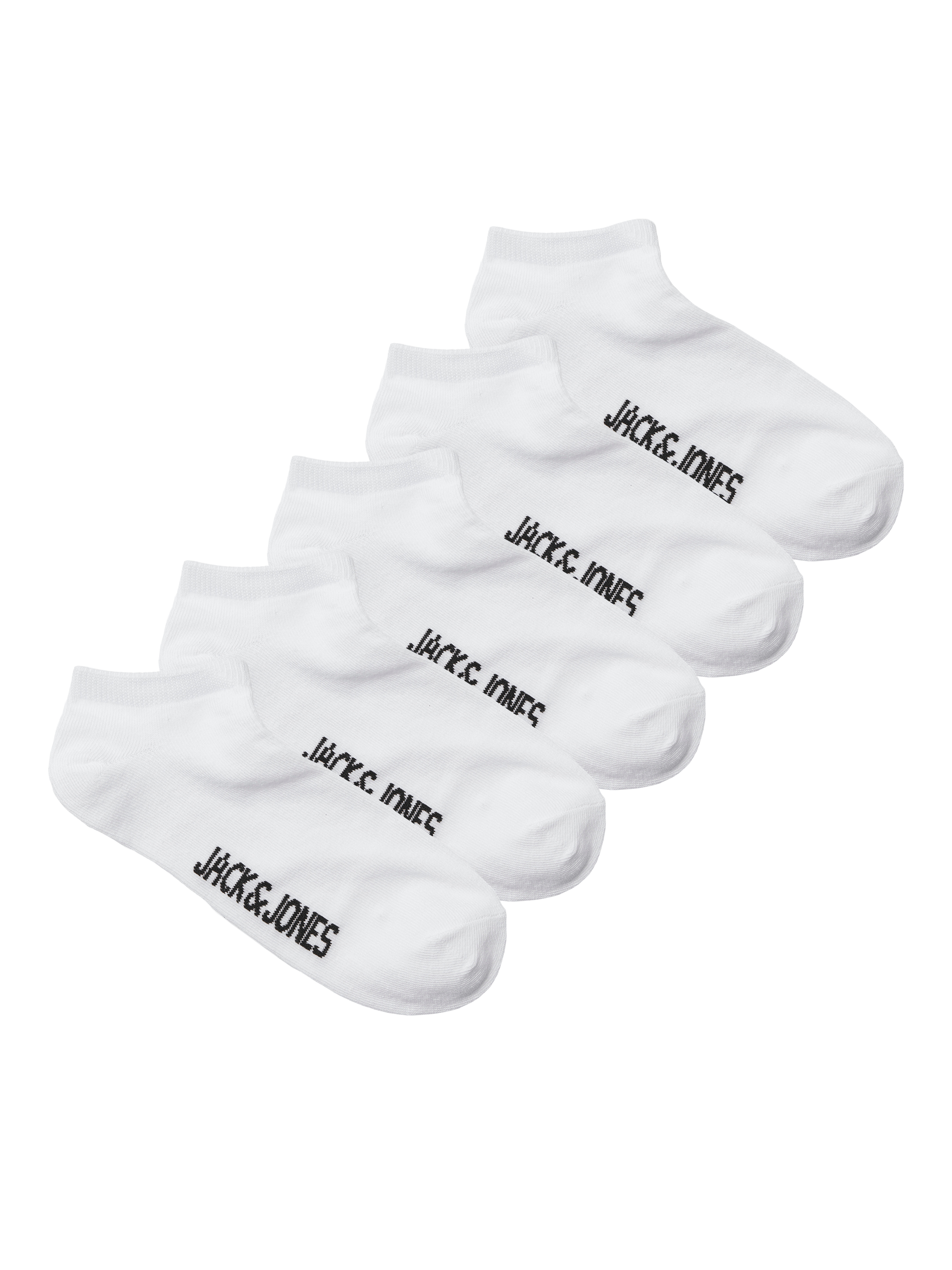 Jack & Jones Junior Socken "JACDONGO im 5er Pack, mit Stretchbund, knöchellang" Packung, 5 Paar tlg. unifarben, casual, eng, Jersey