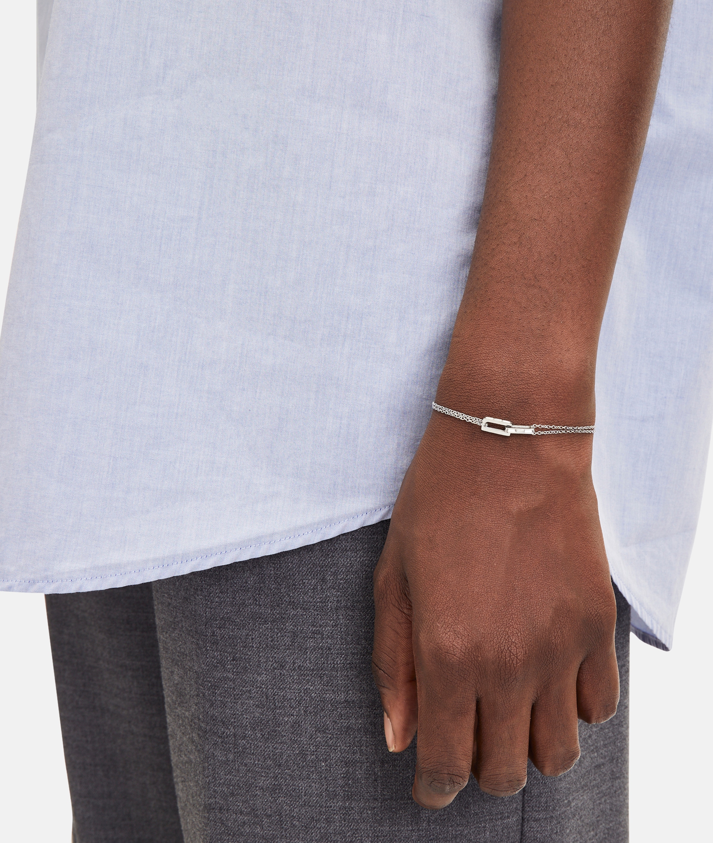 Liebeskind Berlin Armband »Schmuck Geschenk Edelstahl Armkette The Festive Mini Link Sparkle«, mit Zirkonia (synth.)