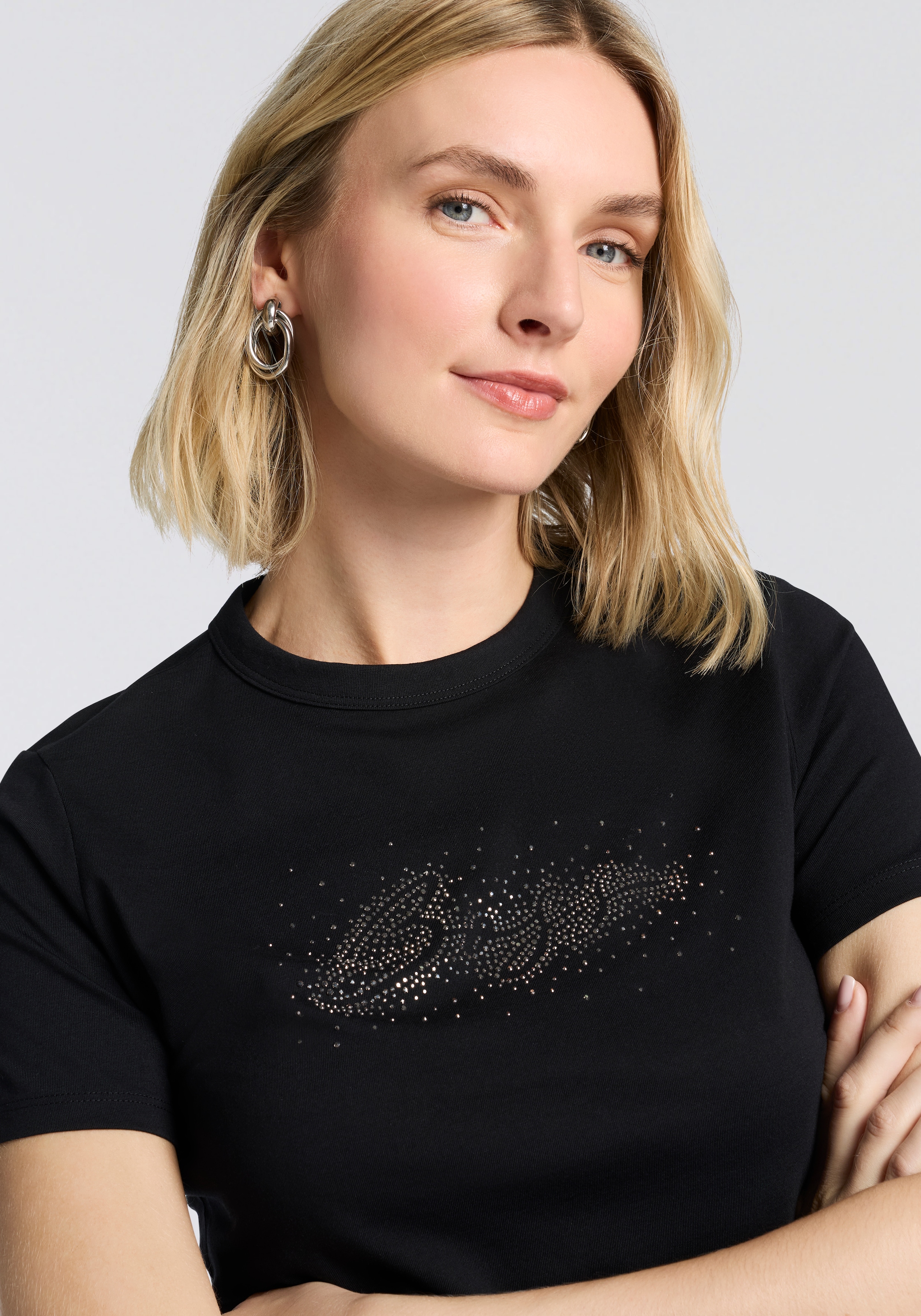 BOSS ORANGE T-Shirt »Elogo Print19 Premium Damenmode« mit Rundhals