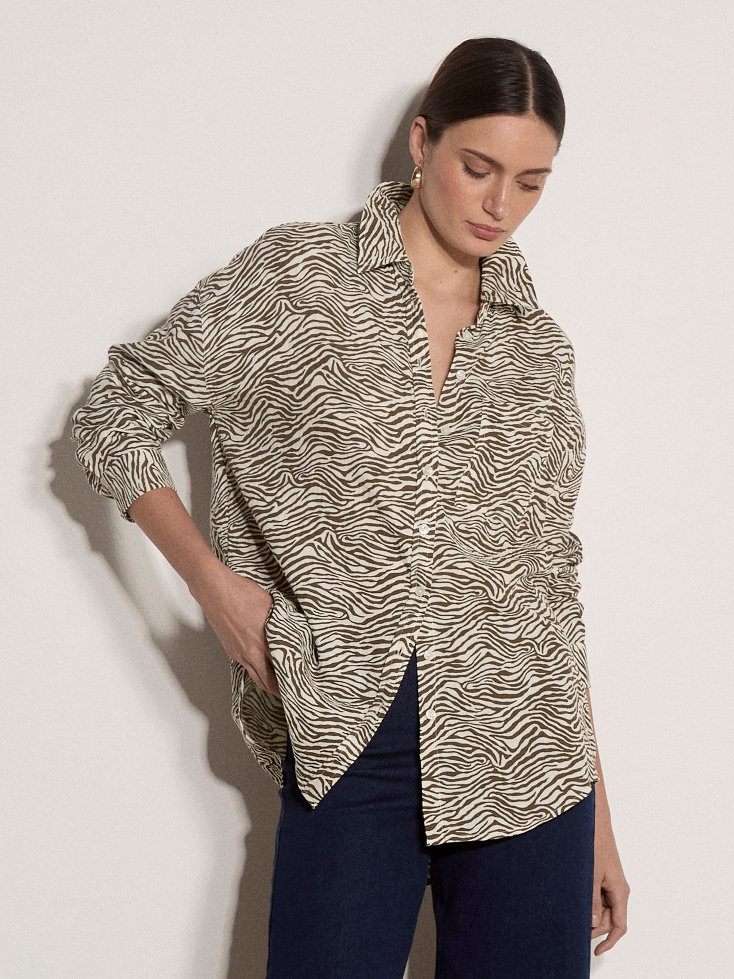 Apricot Oversize-Shirt "Oversize-Hemd"
