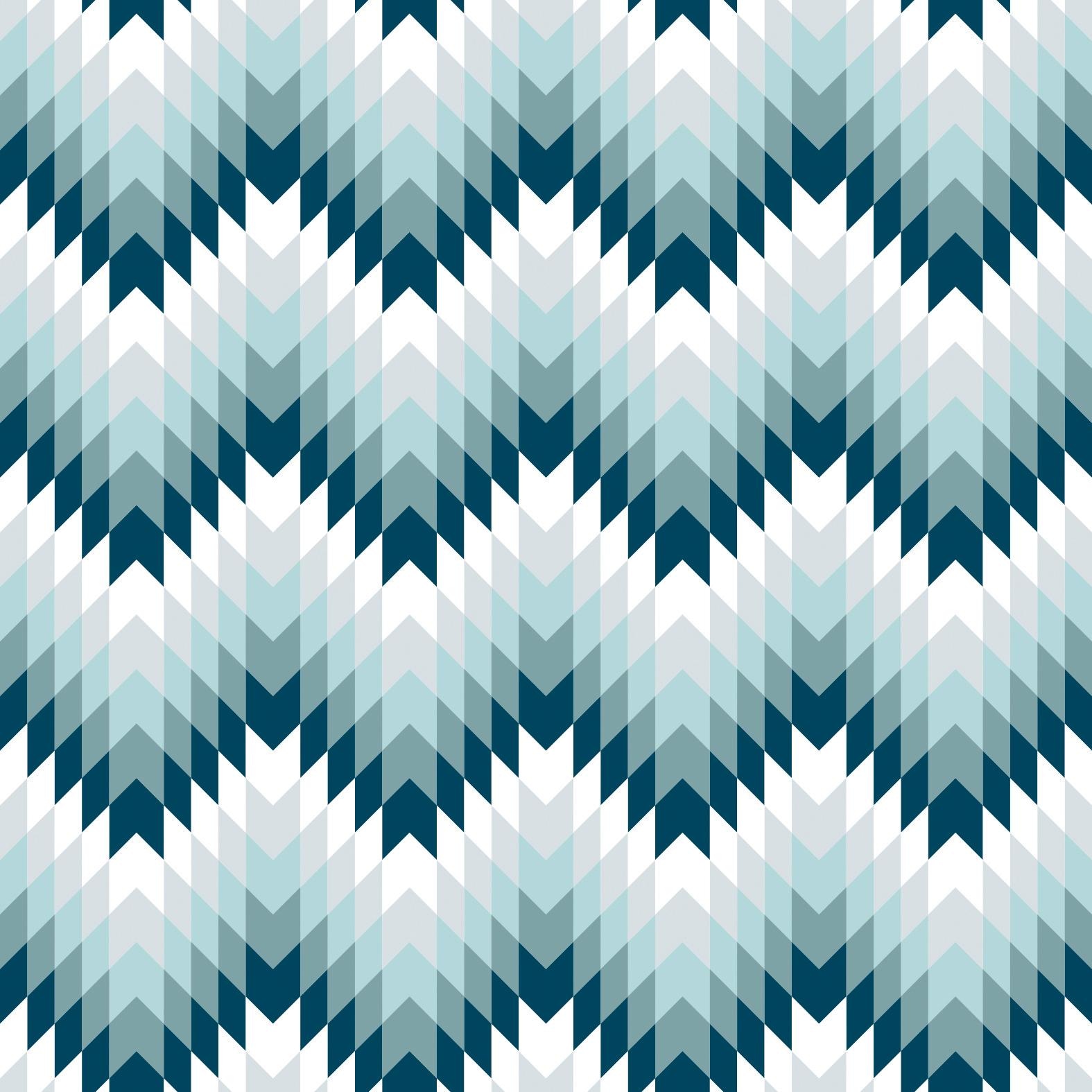 queence Dekokissen »Blau & Weiß Muster«, Kissenhülle ohne Füllung, 1 Stück