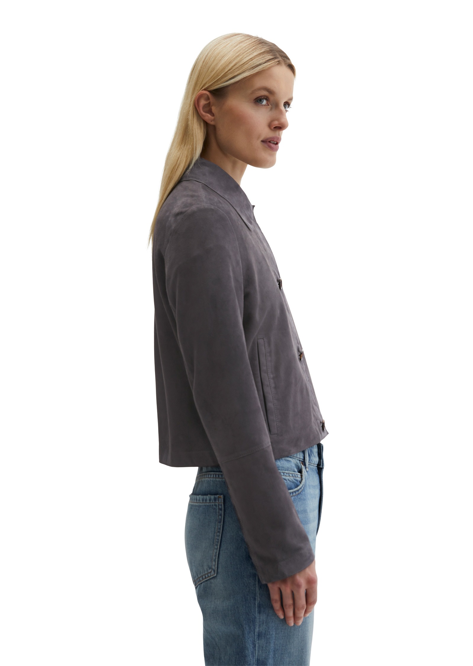 Marc OPolo Lederjacke "aus softem Ziegenleder" günstig online kaufen