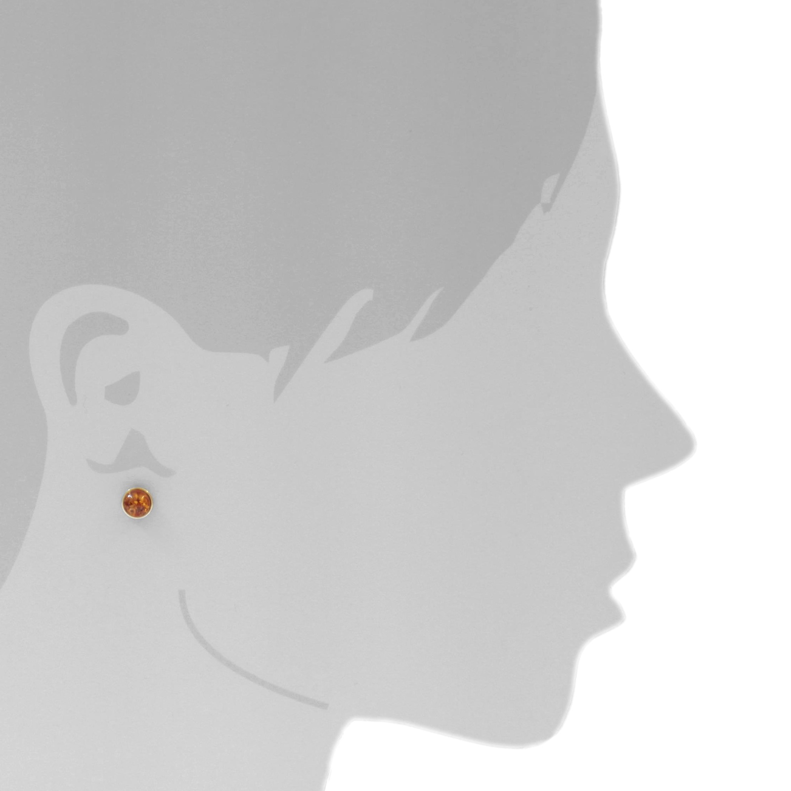 OSTSEE-SCHMUCK Paar Ohrstecker »Ostsee-Schmuck Ohrstecker Classic 7 mm Ohrstecker Classic 7 mm«, (2 tlg.)