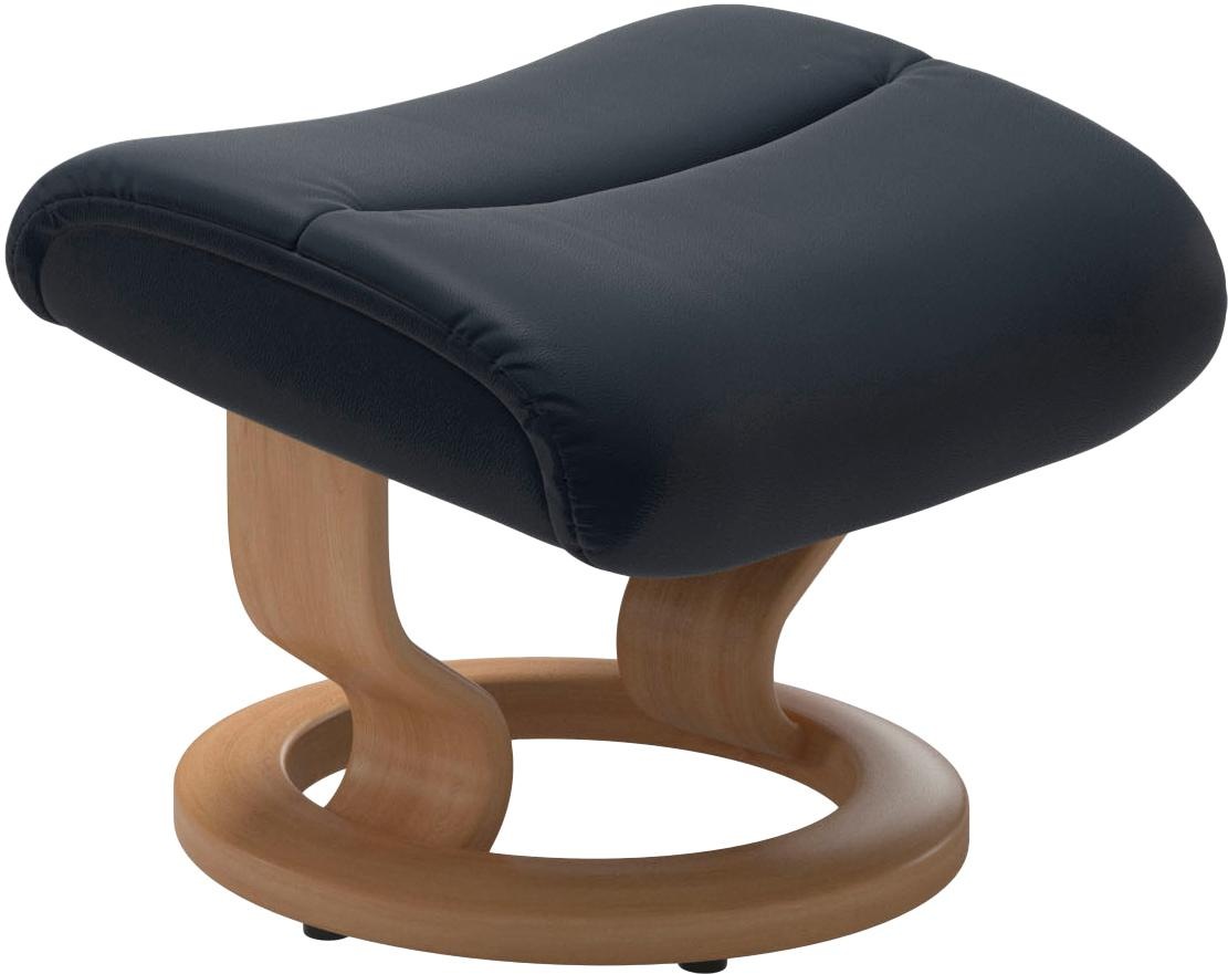 Stressless® Relaxsessel »View«, (Set, Relaxsessel mit Hocker), mit Classic Base, Größe M,Gestell Eiche