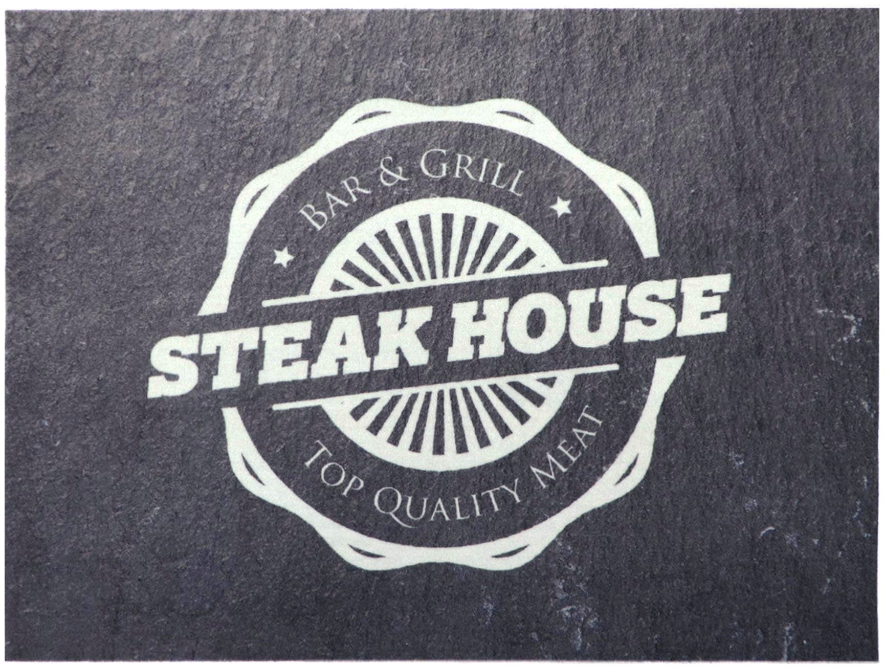 Fußmatte »STEAK HOUSE«, rechteckig, Schmutzfangmatte, Grillunterlage ideal als...