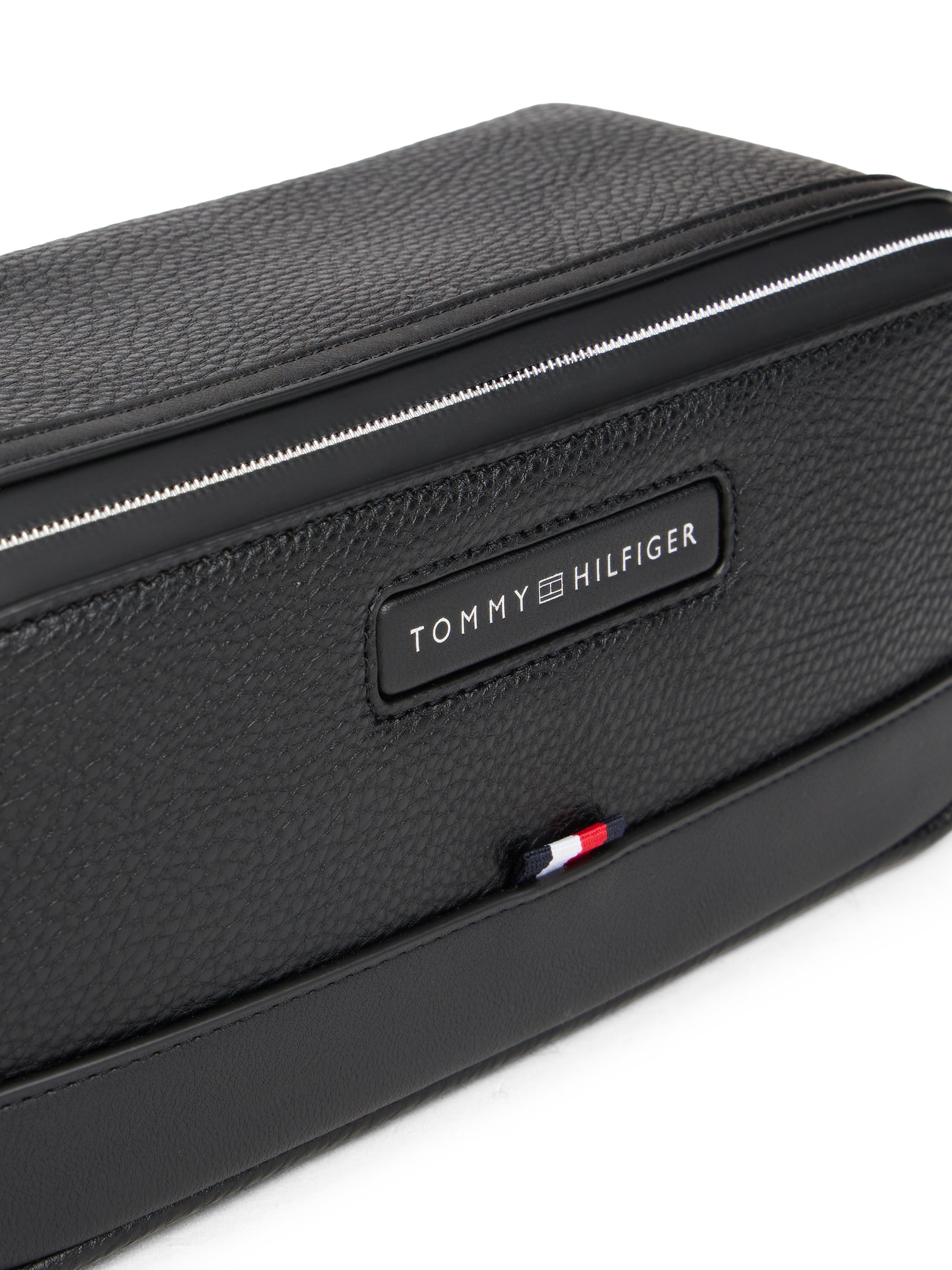 Tommy Hilfiger Kulturbeutel »TH CENTRAL WASHBAG« , Unisex Kosmetiktasche, Minibag mit praktischer Handschlaufe