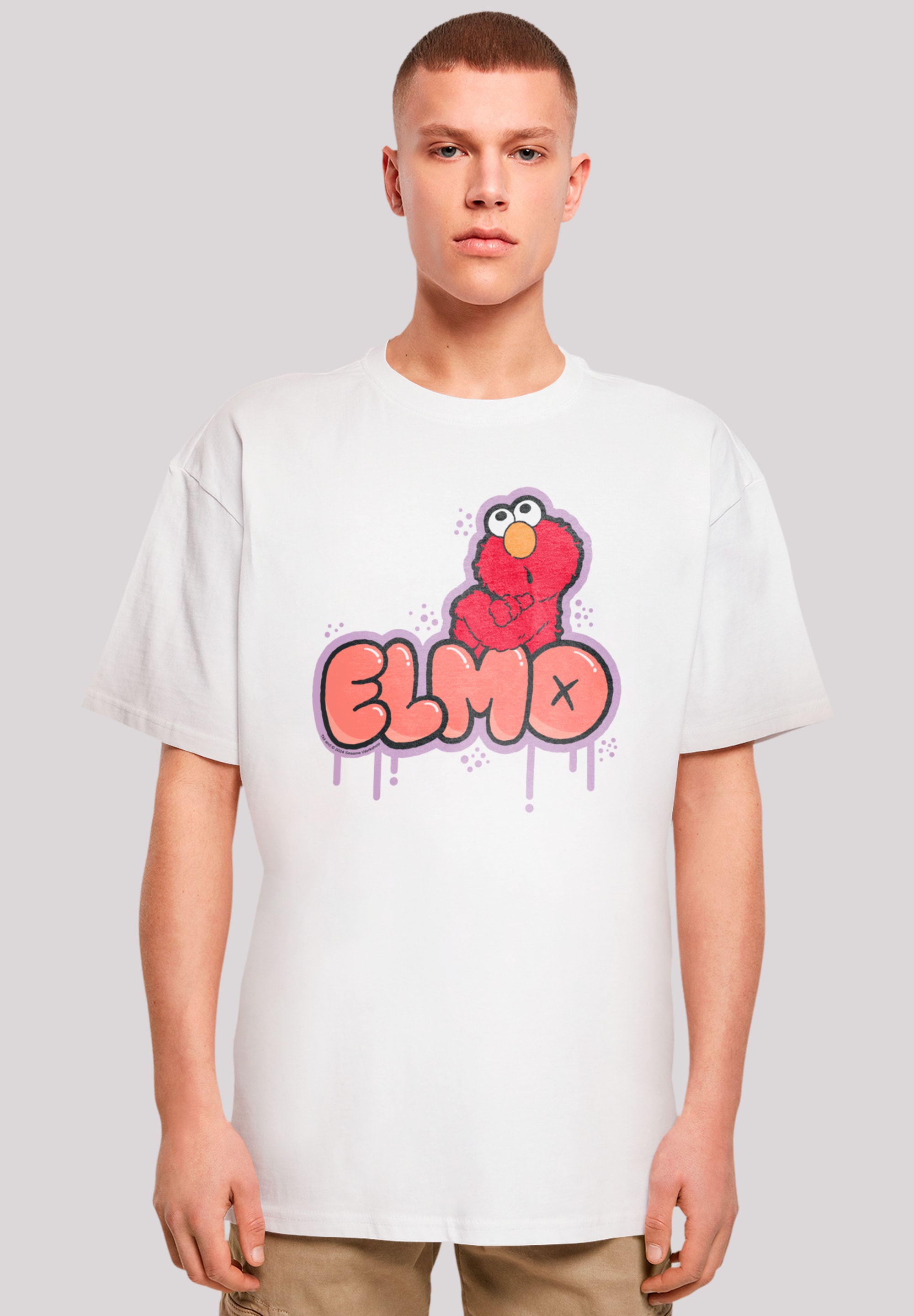 T-Shirt »Sesamstraße Elmo NO«, Premium Qualität, Weihnachts-Kollection