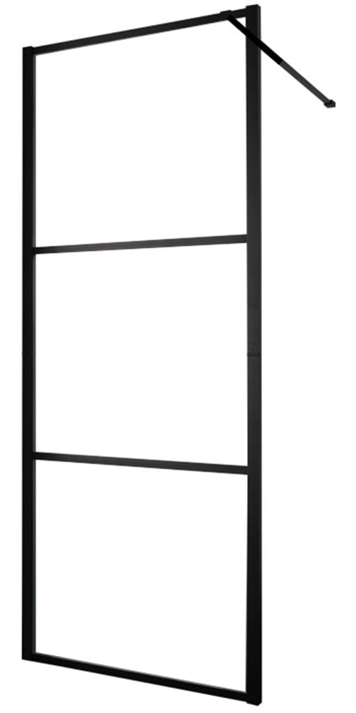 welltime Walk-in-Dusche »Black Blocks«