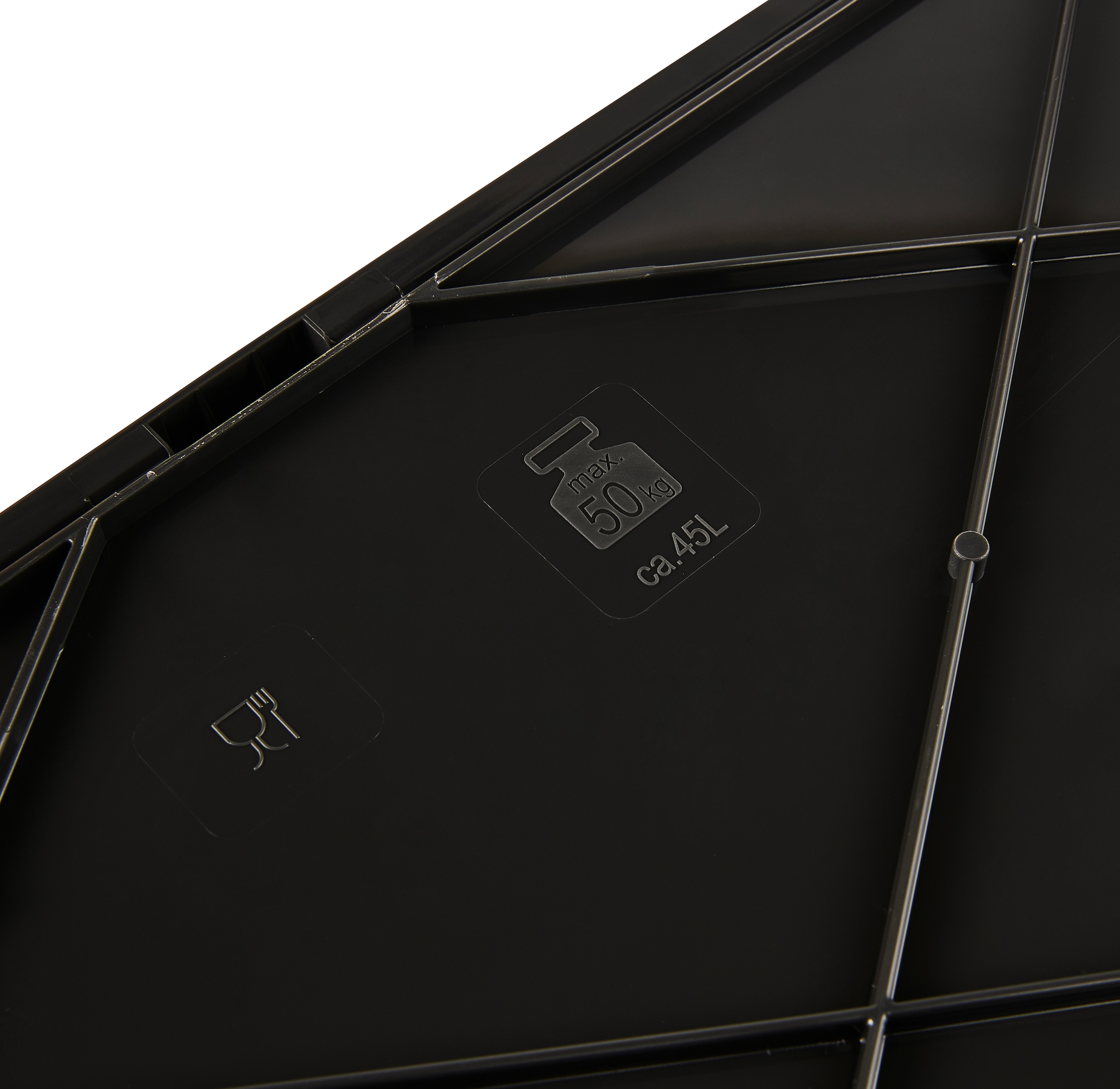 keeeper Klappbox »ben, Profi-Klappbox mit Soft-Touch-Griffen, 54 x 37 x 28 cm« Soft-Touch-Griffe, zusammenklappbar