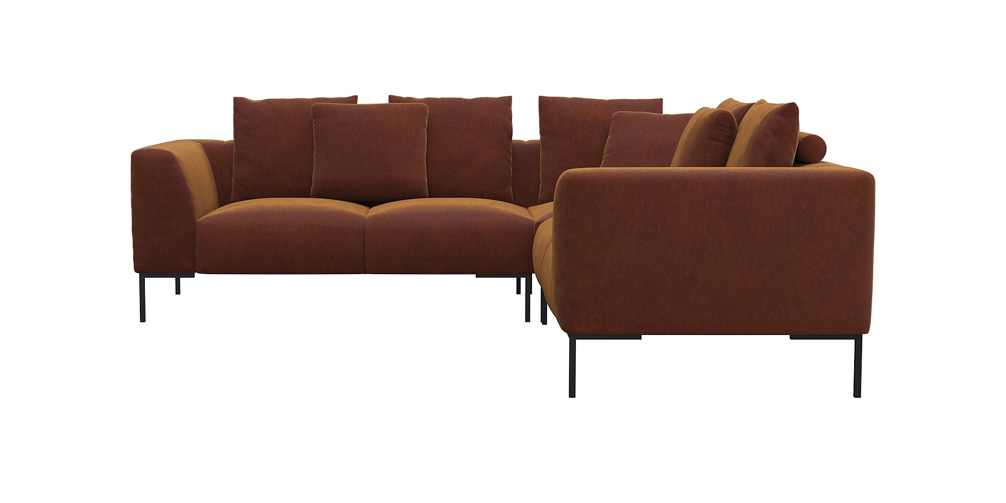 FLEXLUX Ecksofa »Sava gleichschenklig bequem s...